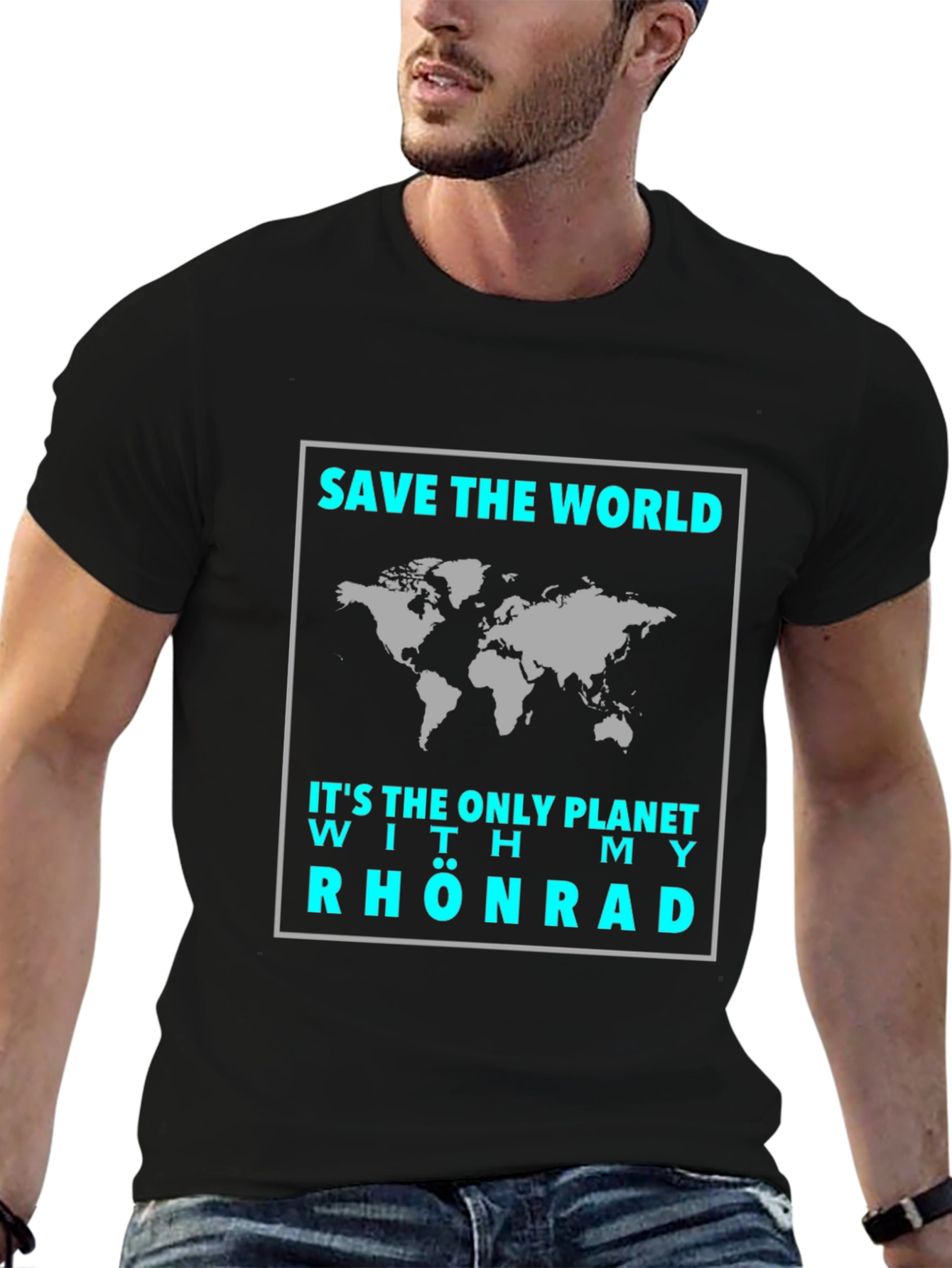 Save The World T-Shirt - Rhönrad Design