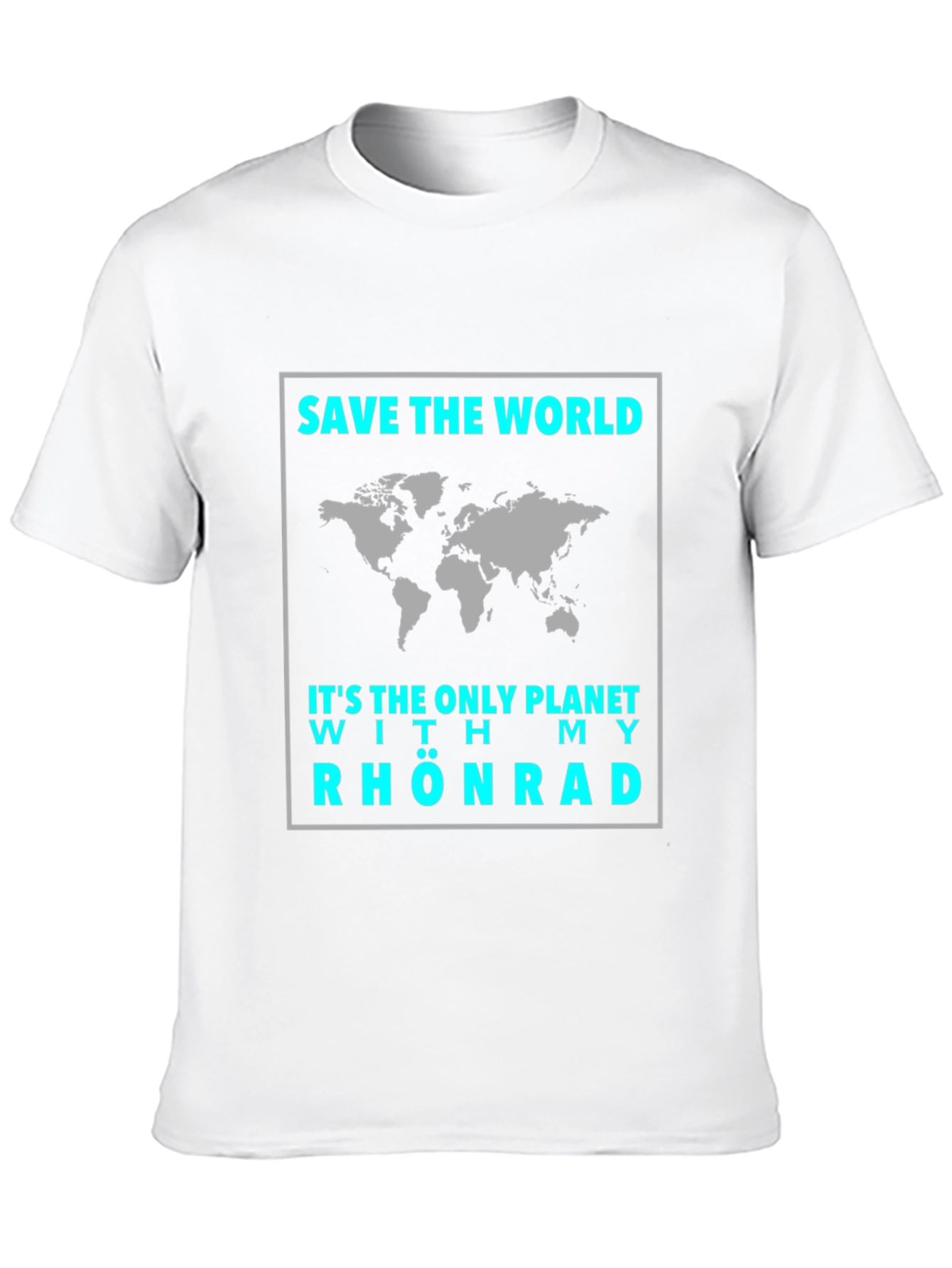 Save The World T-Shirt - Rhönrad Design