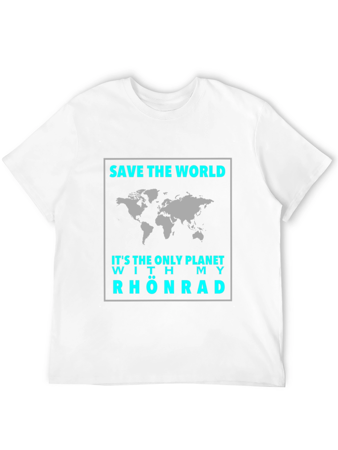 Save The World T-Shirt - Rhönrad Design