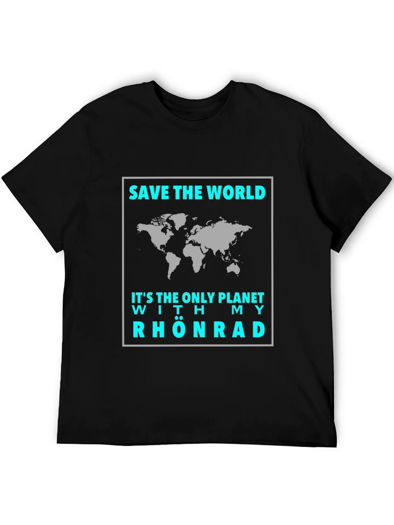 Save The World T-Shirt - Rhönrad Design