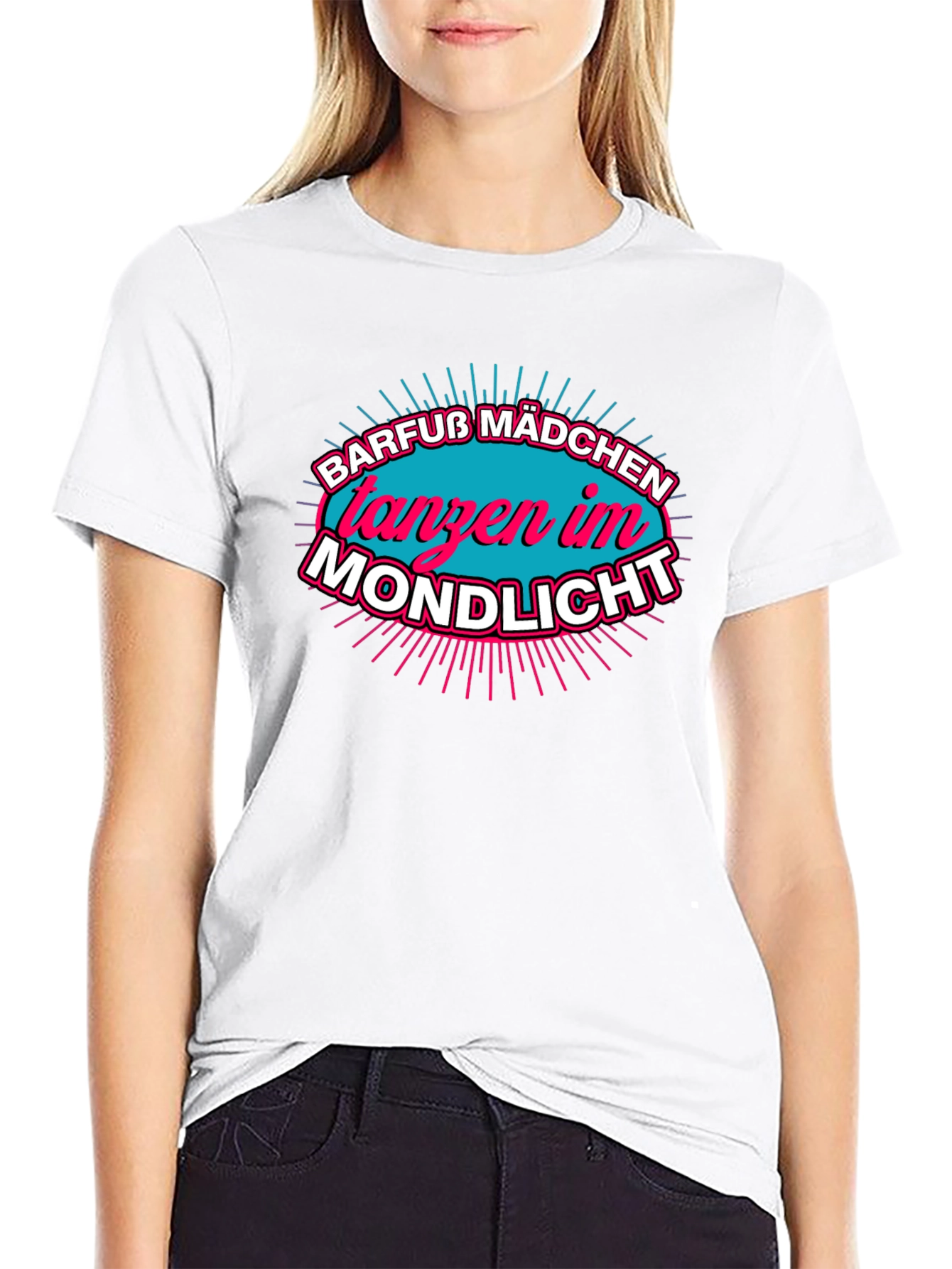 Barefoot Girls Dance in the Moonlight T-Shirt