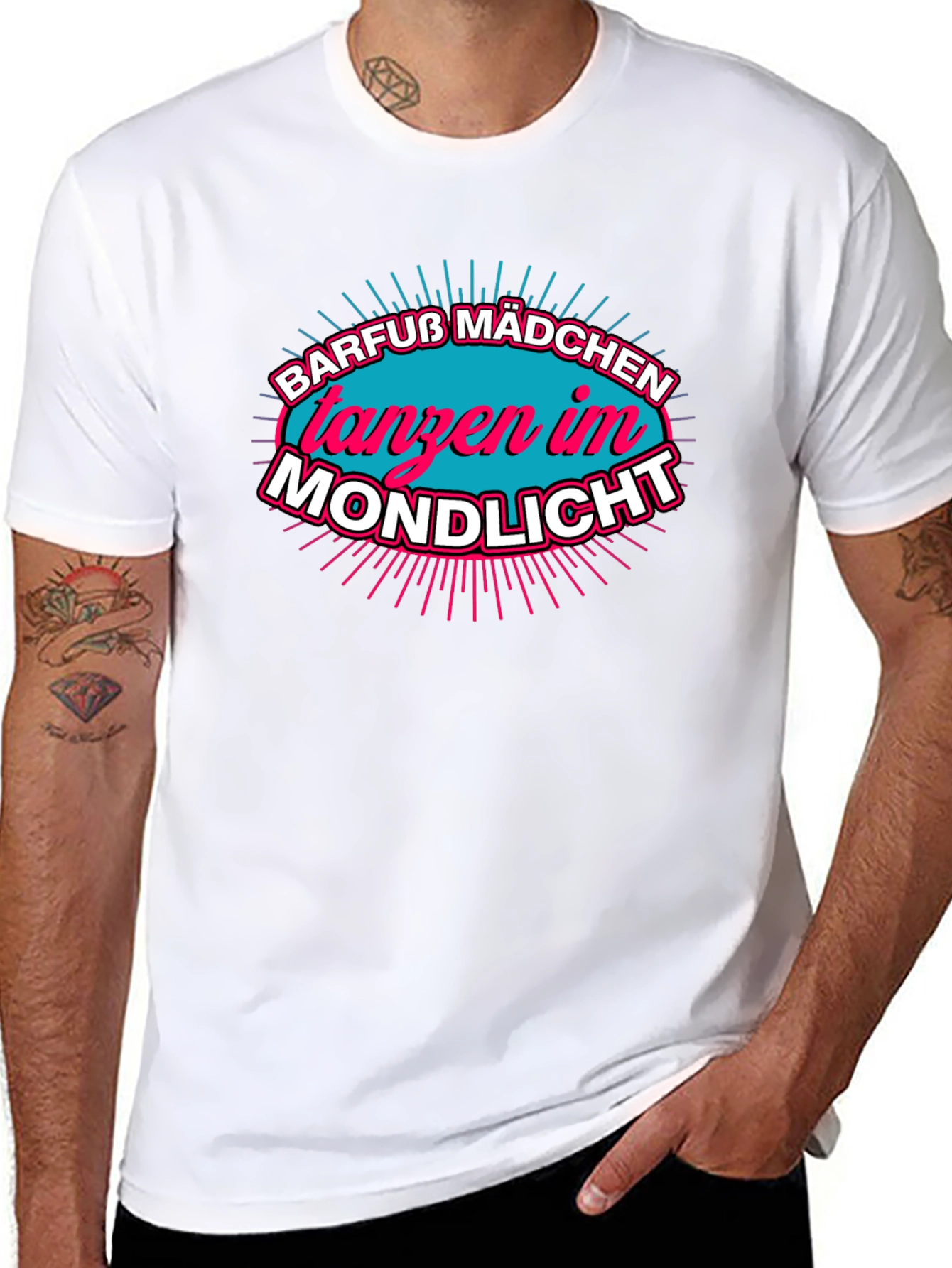 Barefoot Girls Dance in the Moonlight T-Shirt