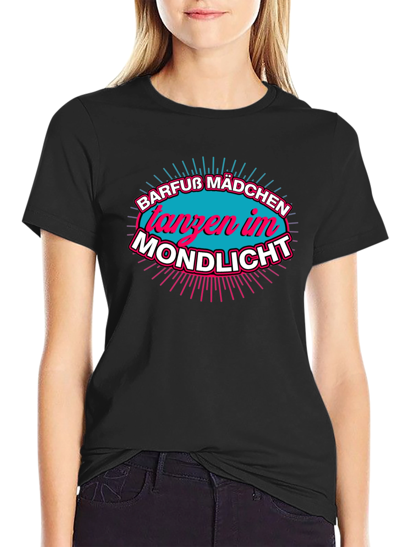 Barefoot Girls Dance in the Moonlight T-Shirt