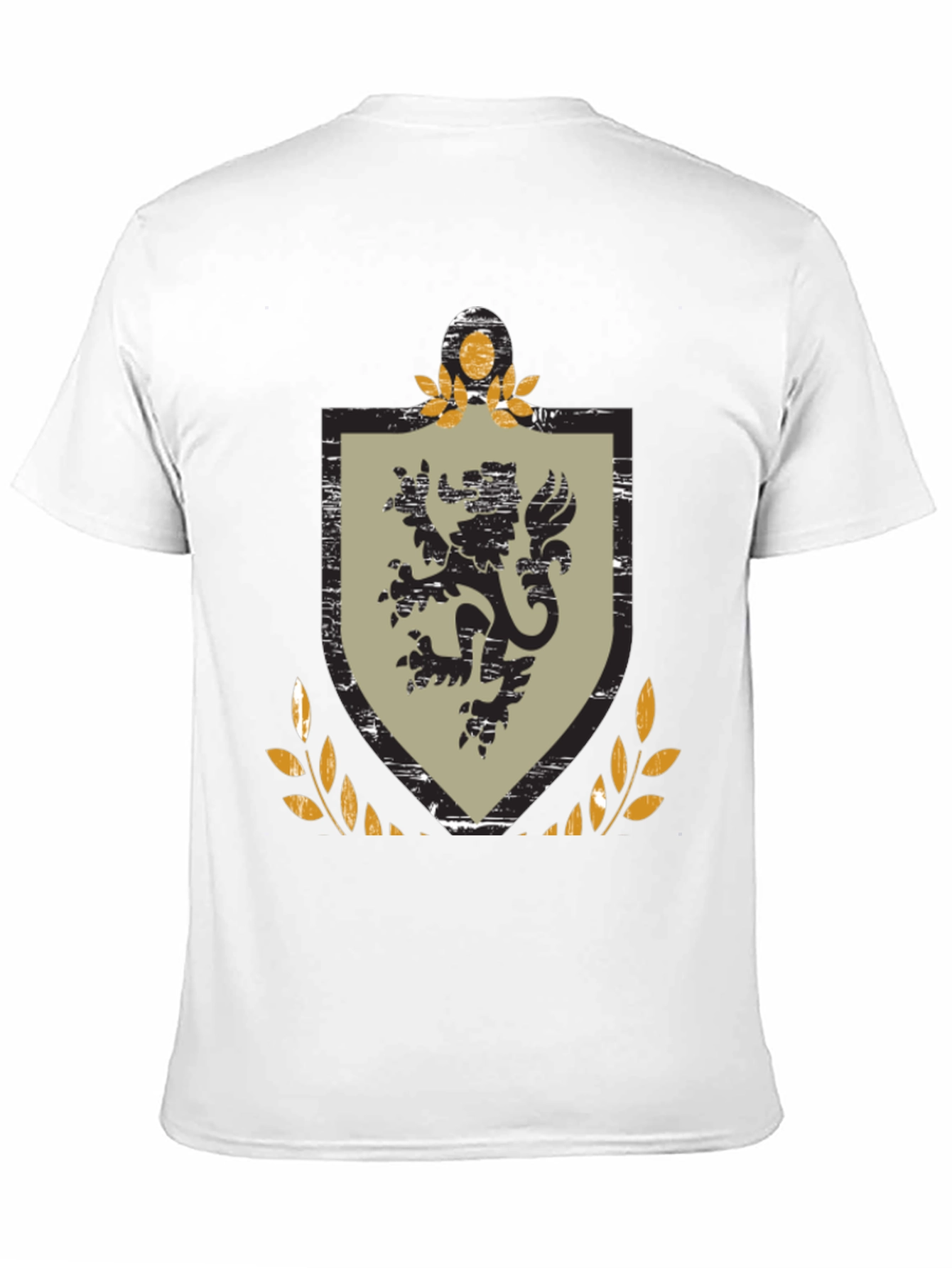 Lion Crest Graphic Black T-Shirt