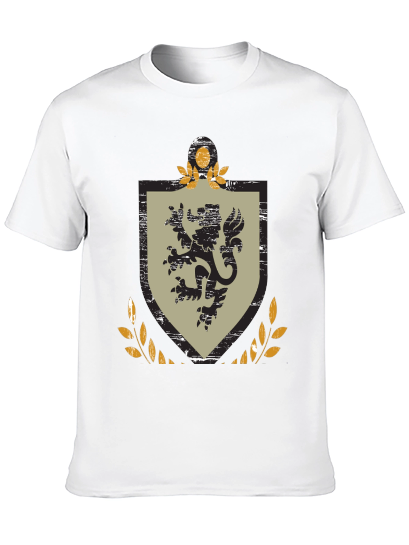 Lion Crest Graphic Black T-Shirt