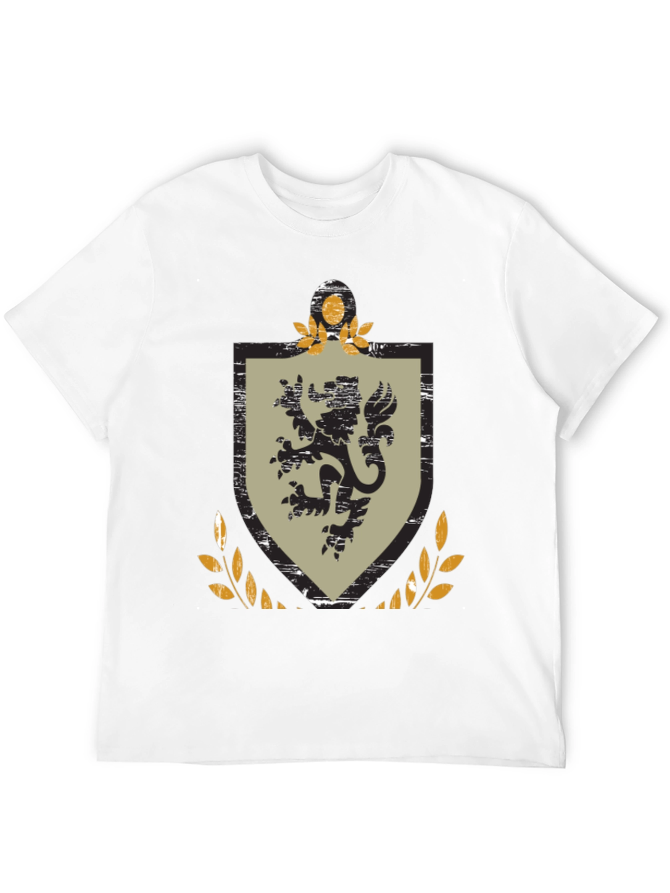 Lion Crest Graphic Black T-Shirt