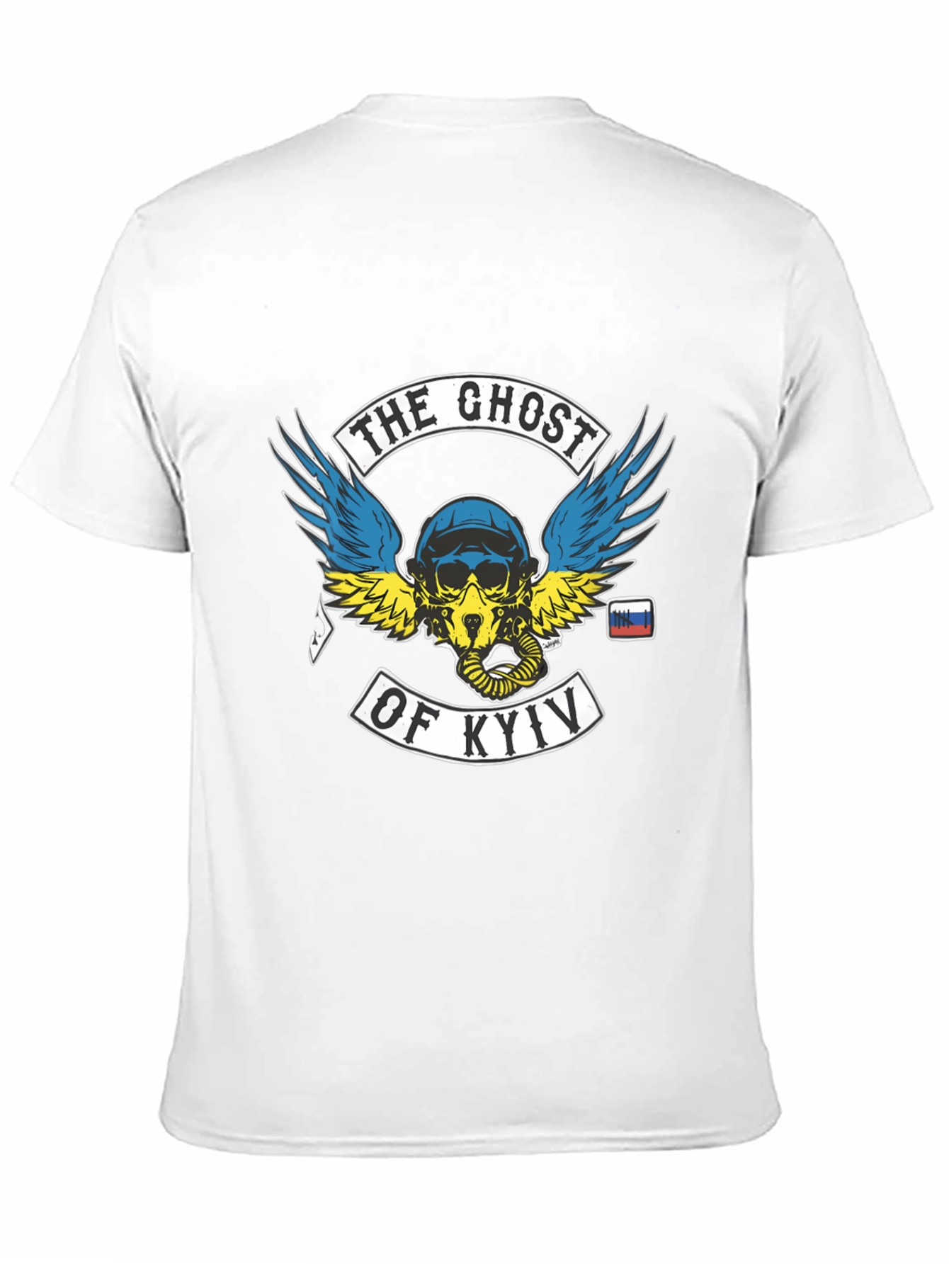 Ghost of Kyiv Ukraine T-Shirt - Patriotic Design