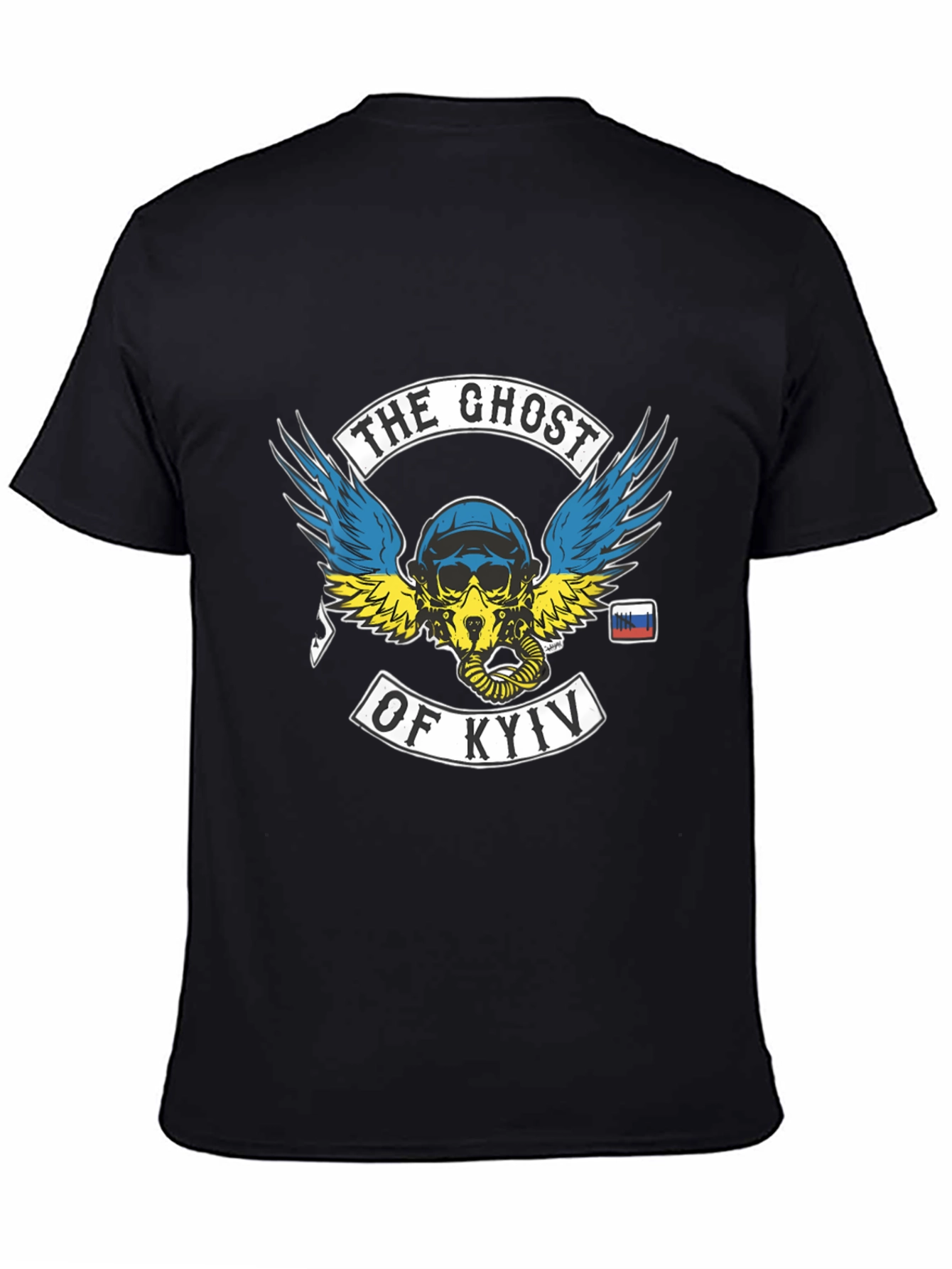 Ghost of Kyiv Ukraine T-Shirt - Patriotic Design