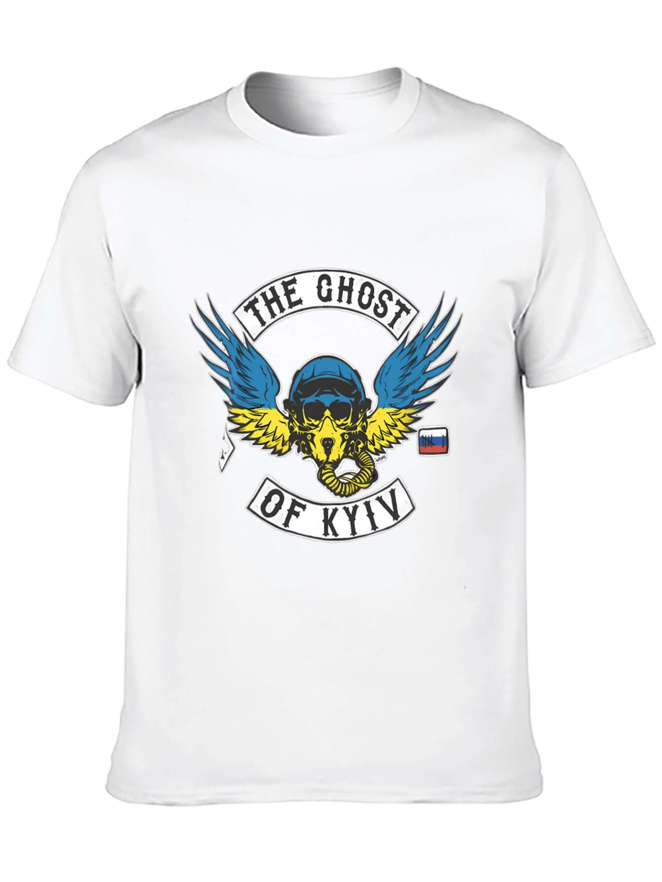 Ghost of Kyiv Ukraine T-Shirt - Patriotic Design