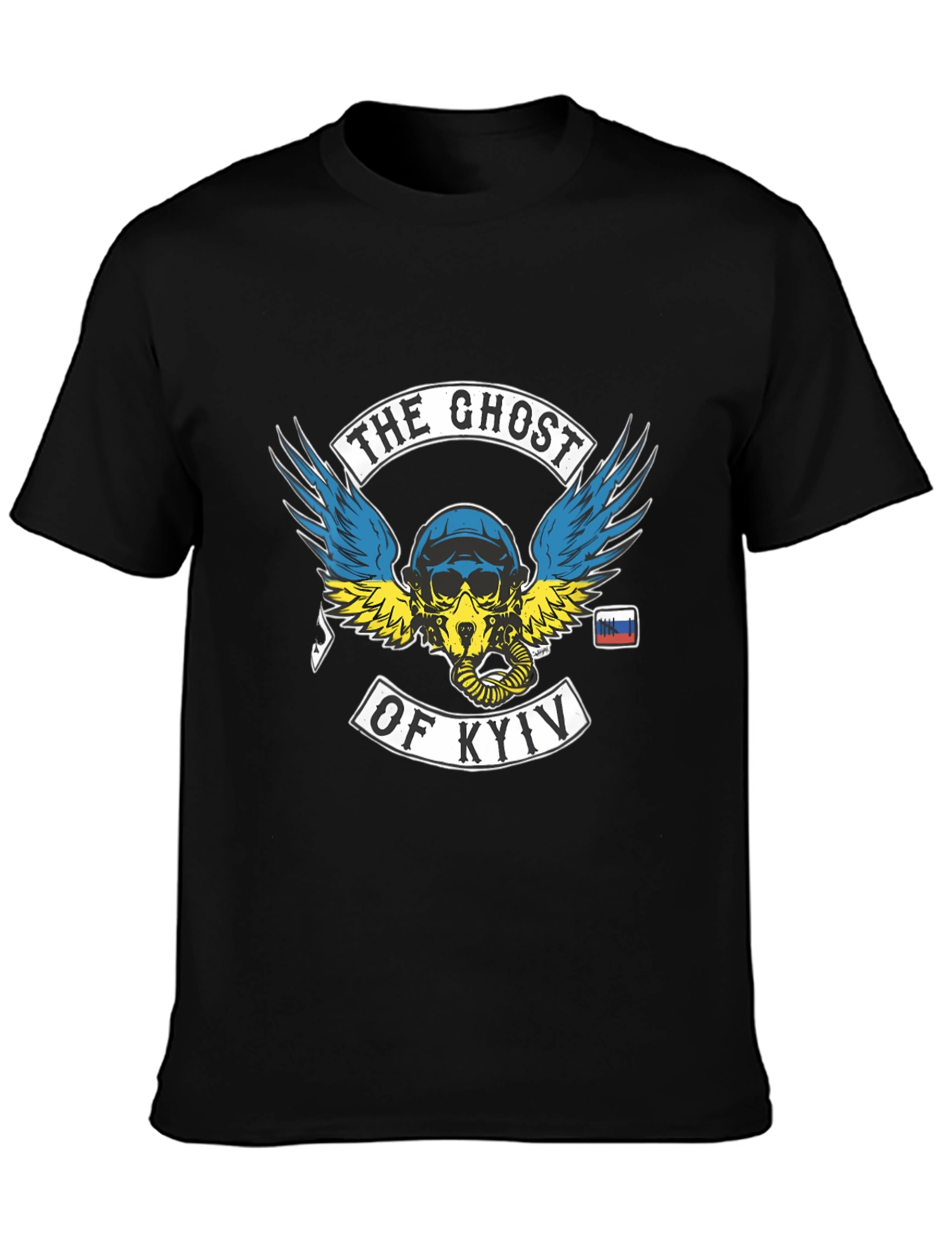 Ghost of Kyiv Ukraine T-Shirt - Patriotic Design