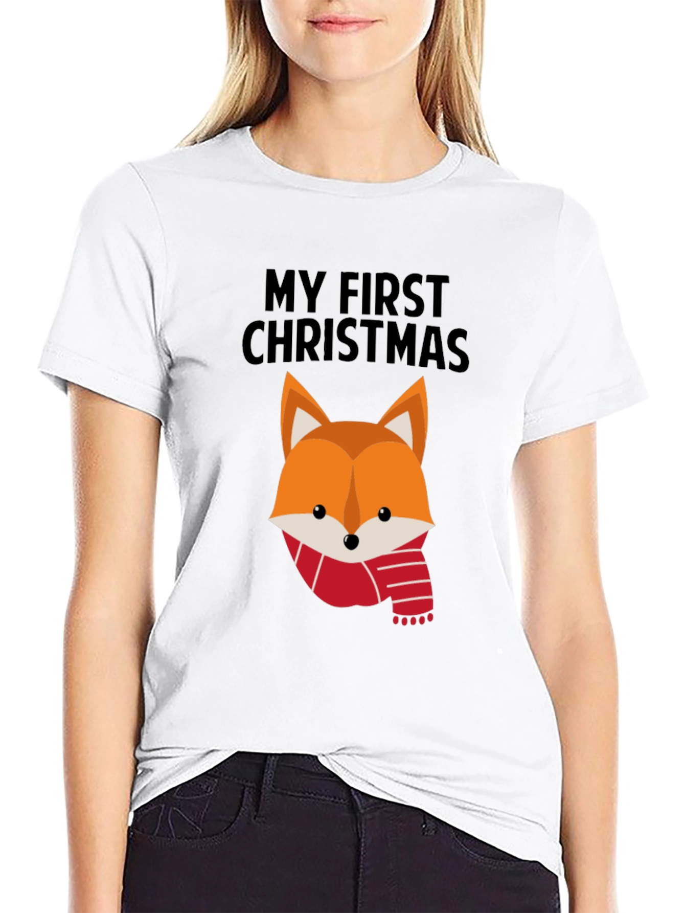 My First Christmas Fox T-Shirt