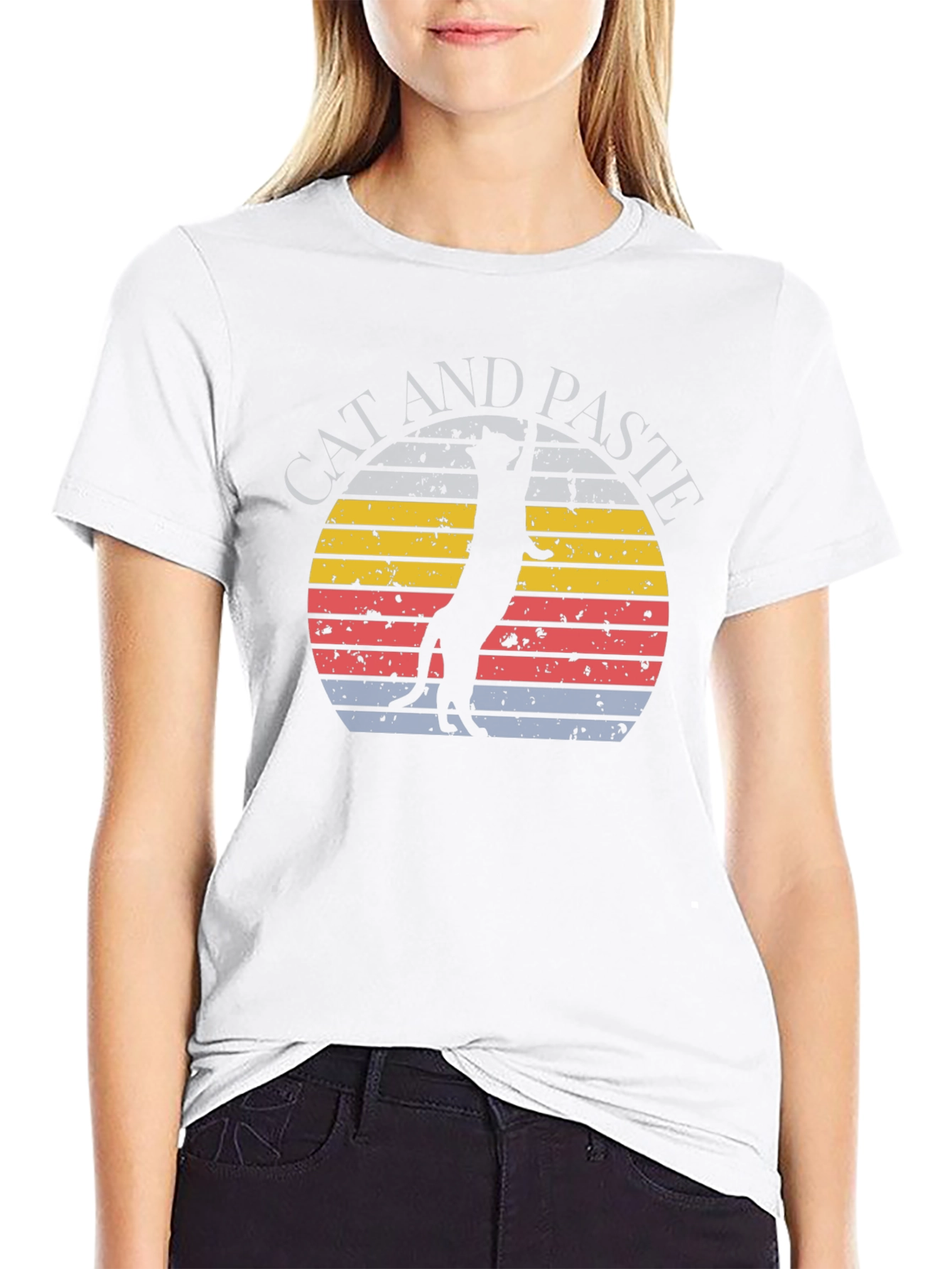 Retro Meerkat Graphic Tee -  Unique Sunset Design