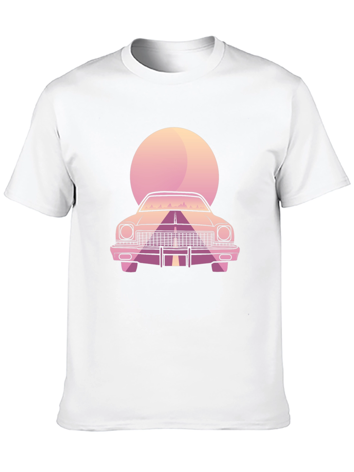 Retro Car T-Shirt - Black