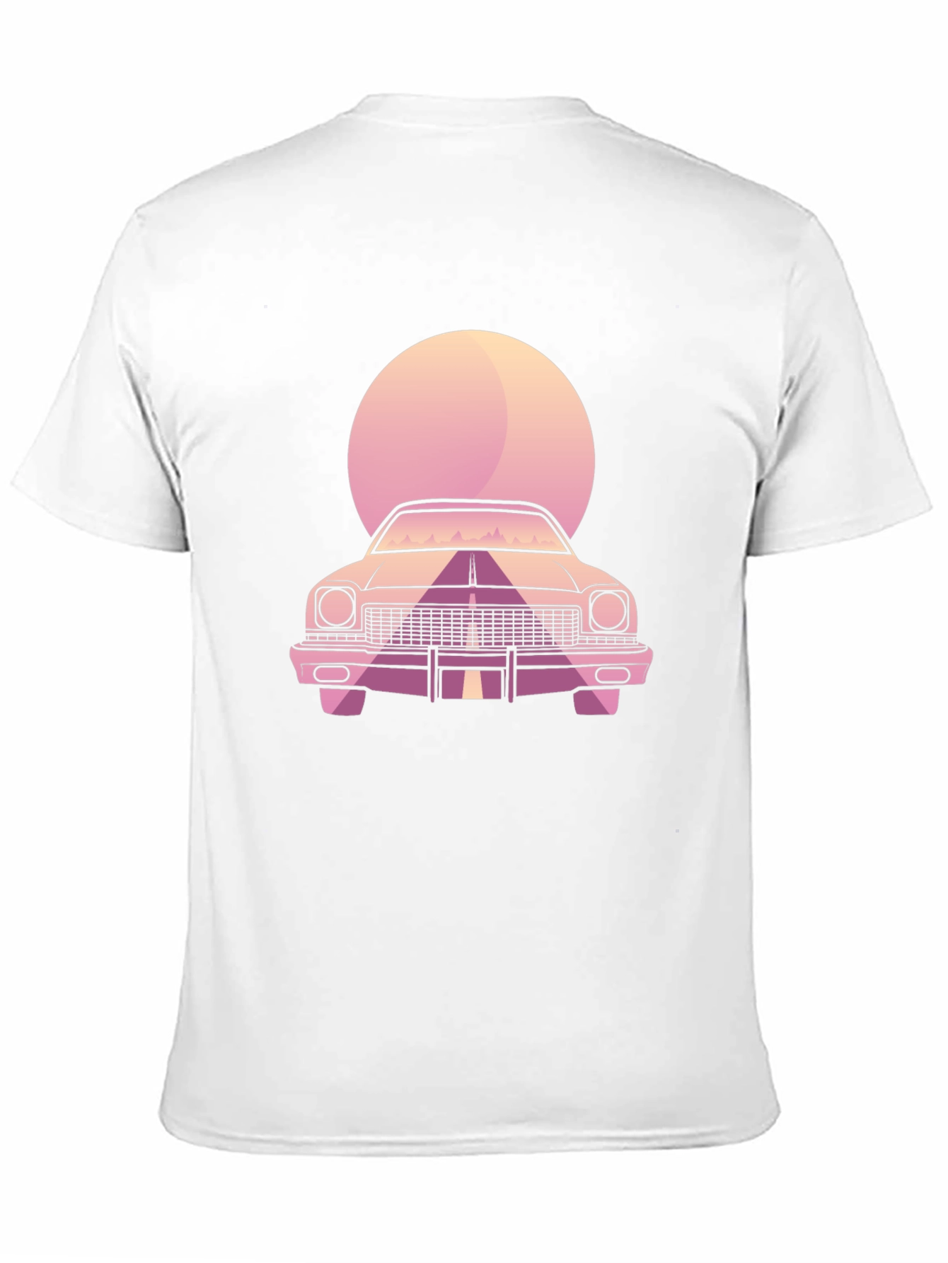 Retro Car T-Shirt - Black