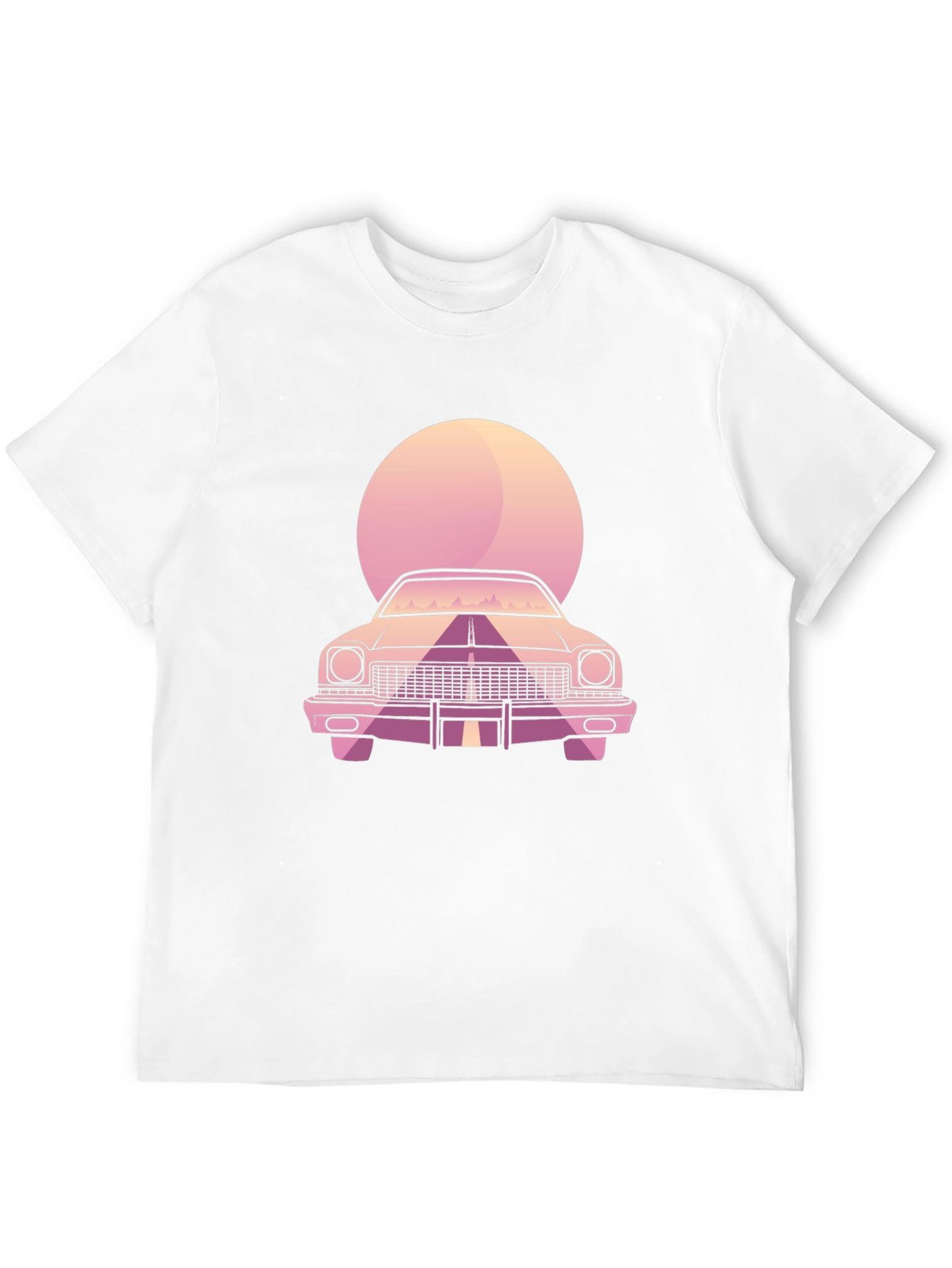 Retro Car T-Shirt - Black