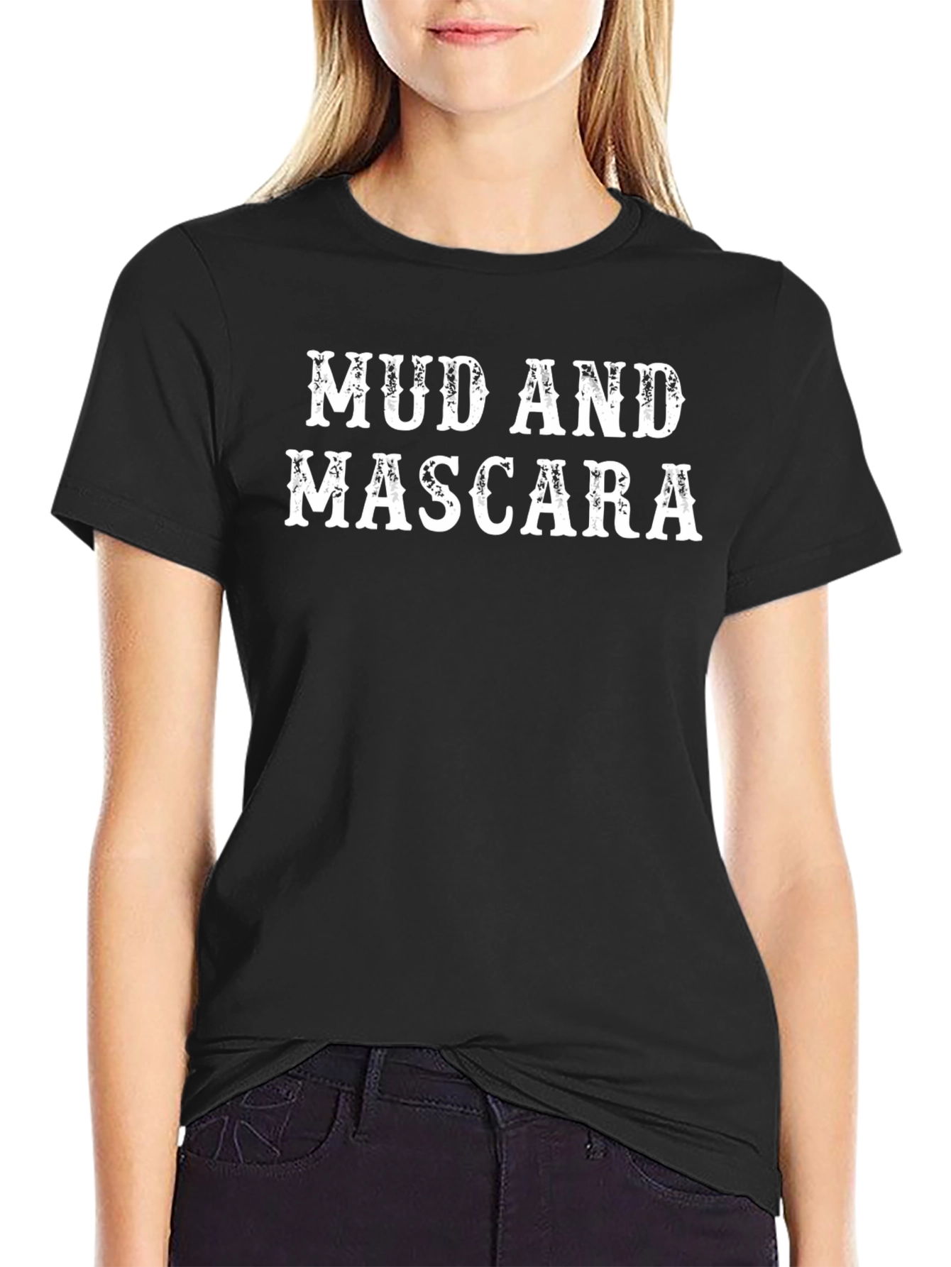 Mud and Mascara Graphic Tee - Black