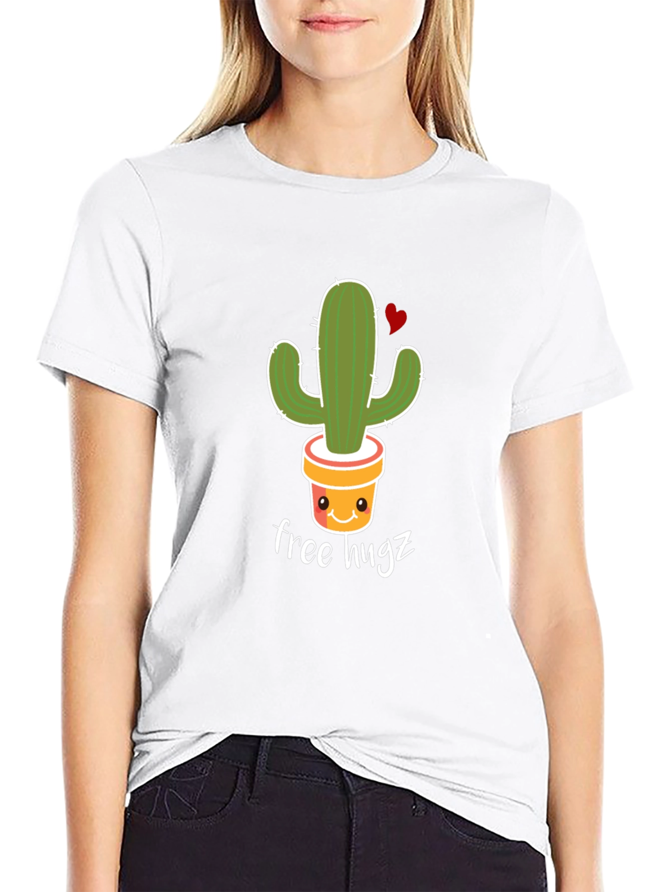 Cactus Free Hugz Graphic Tee