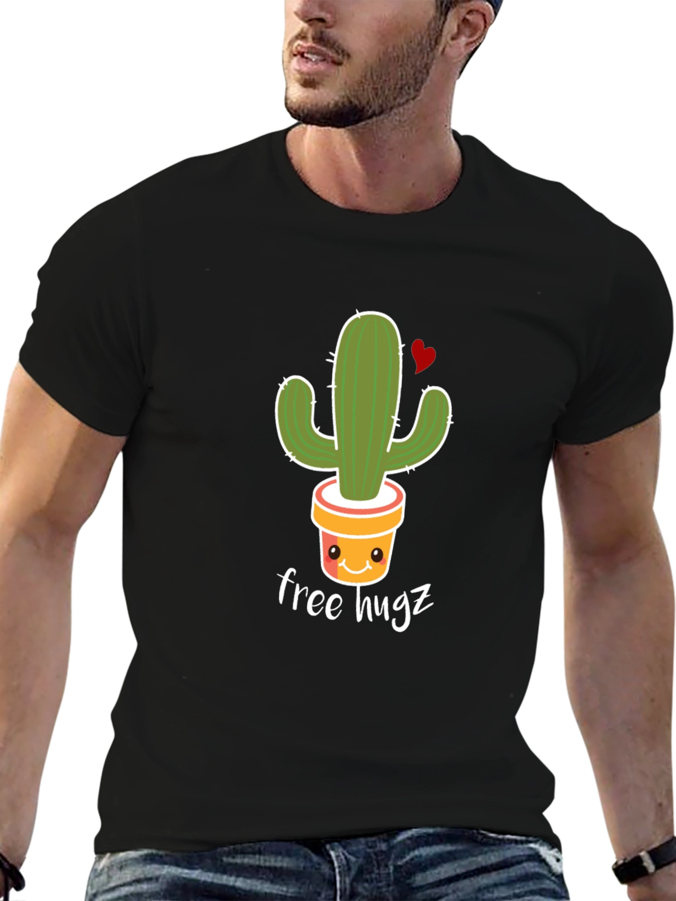 Cactus Free Hugz Graphic Tee