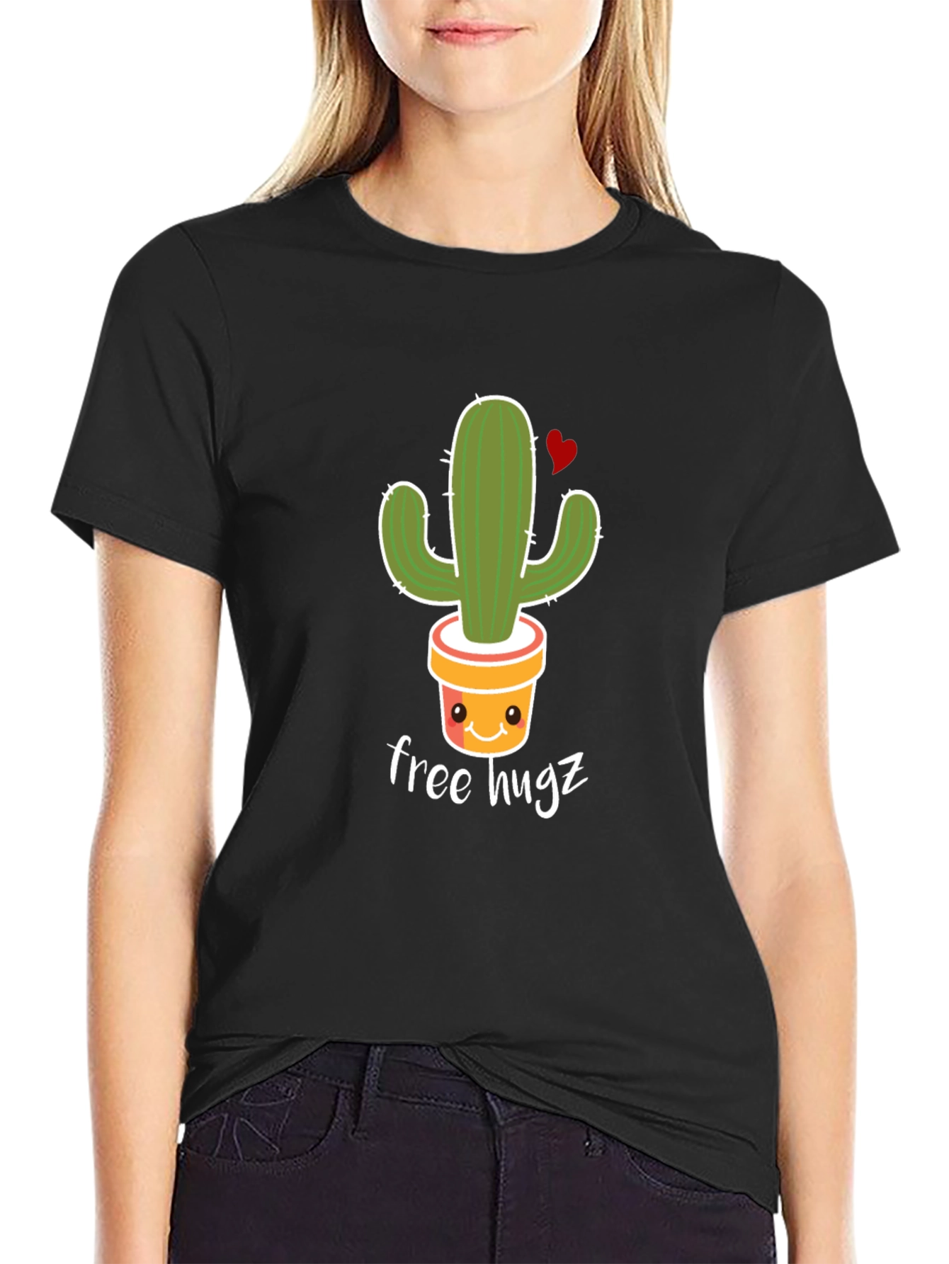 Cactus Free Hugz Graphic Tee