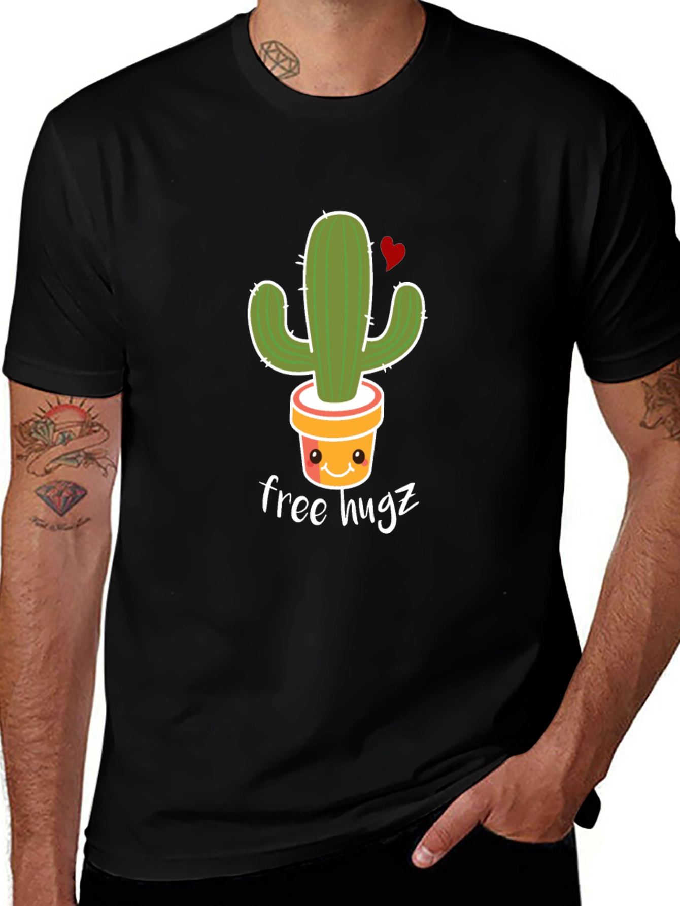 Cactus Free Hugz Graphic Tee