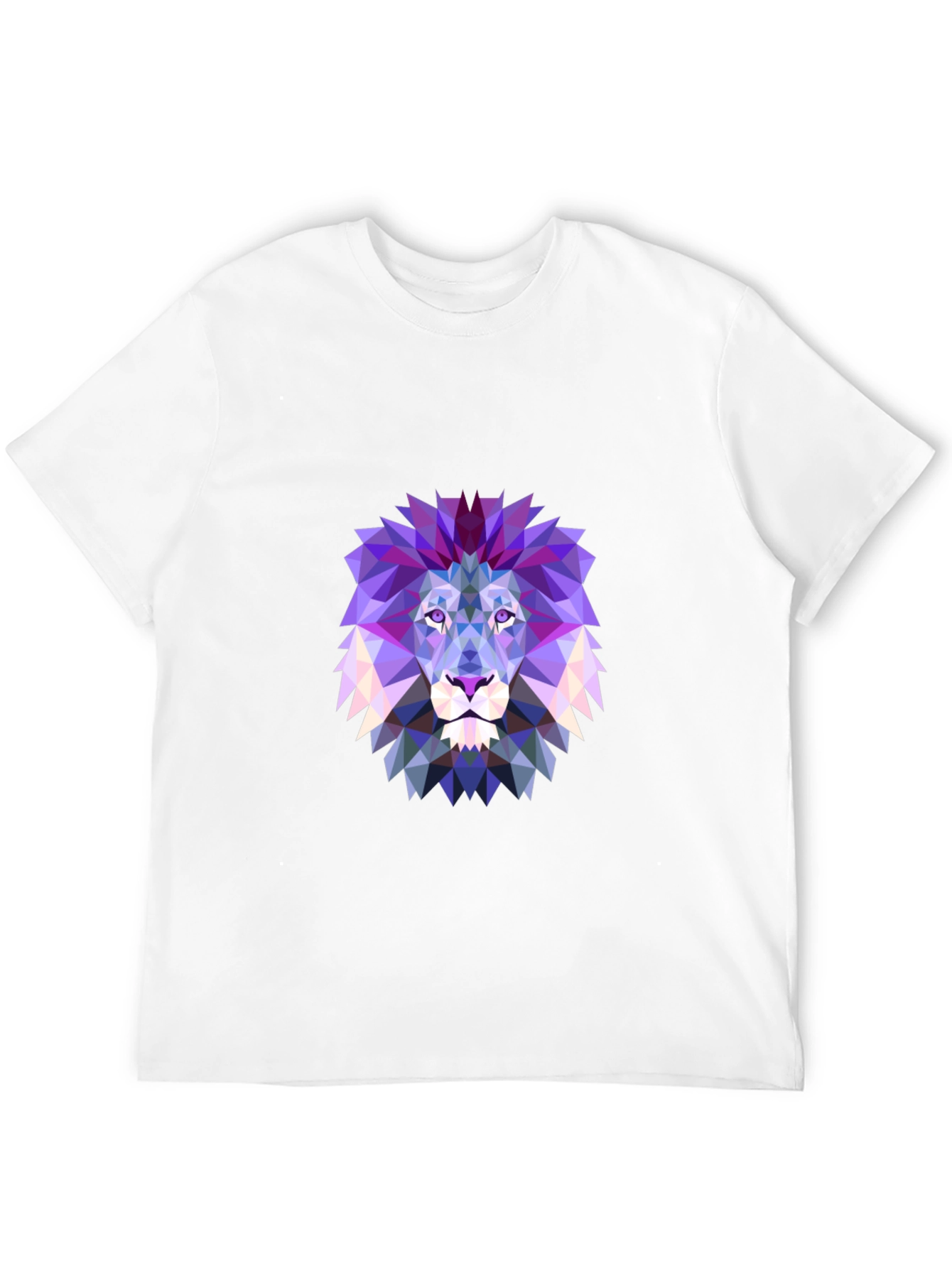 Geometric Lion Graphic T-Shirt
