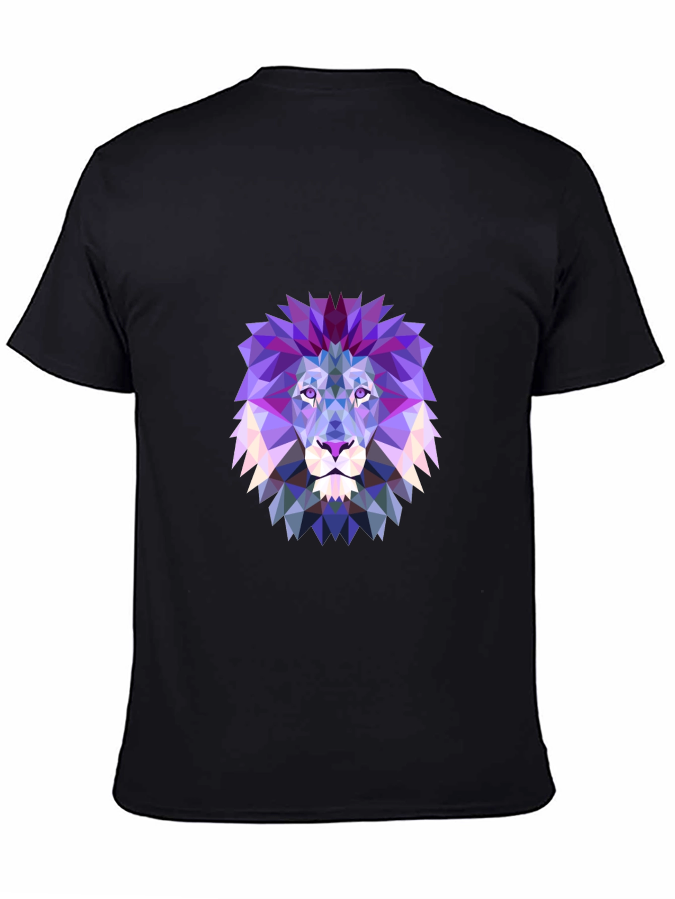 Geometric Lion Graphic T-Shirt