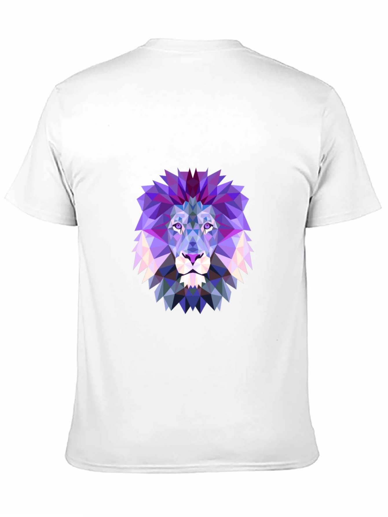 Geometric Lion Graphic T-Shirt