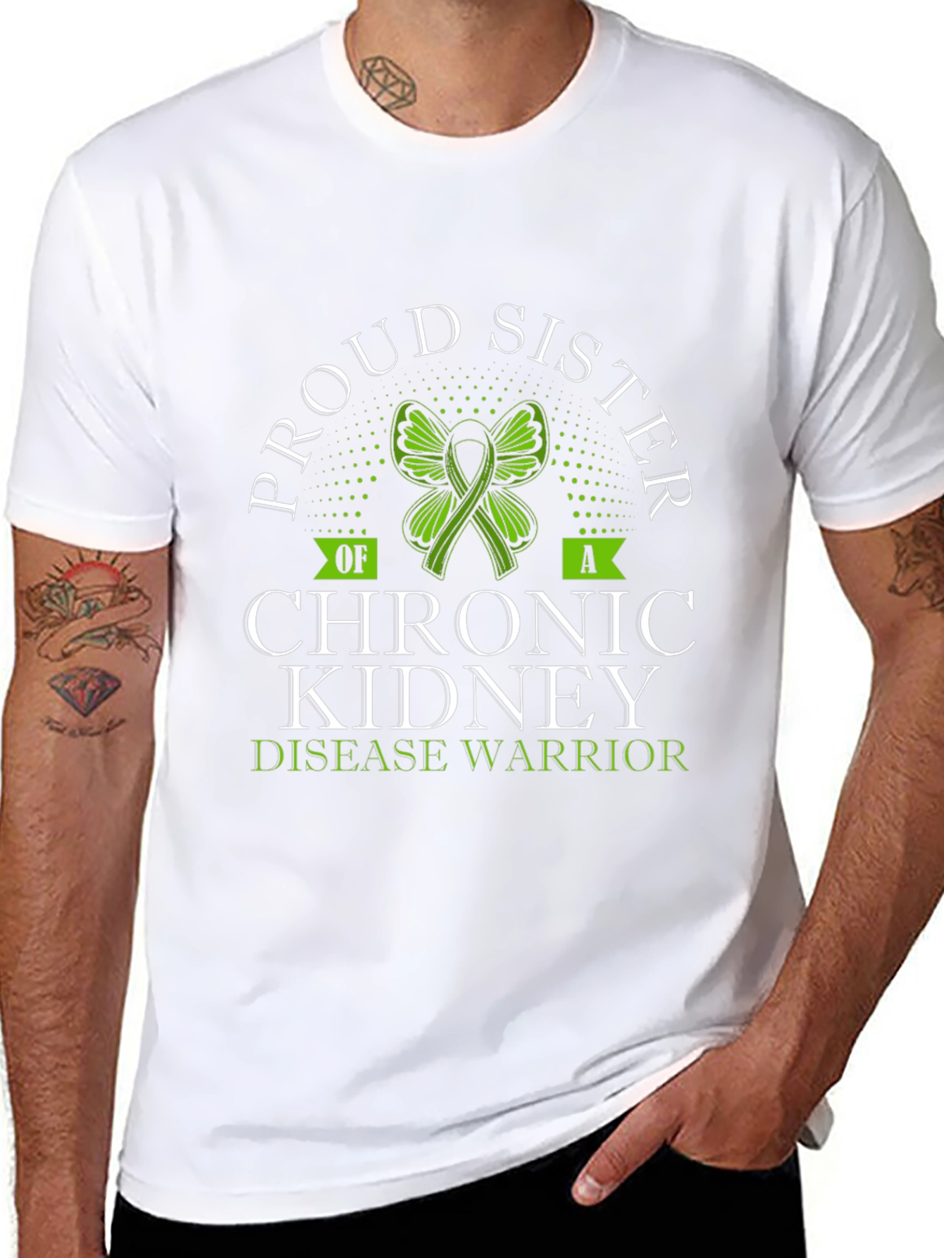 Proud Sister Chronic Kidney Disease Warrior T-Shirt