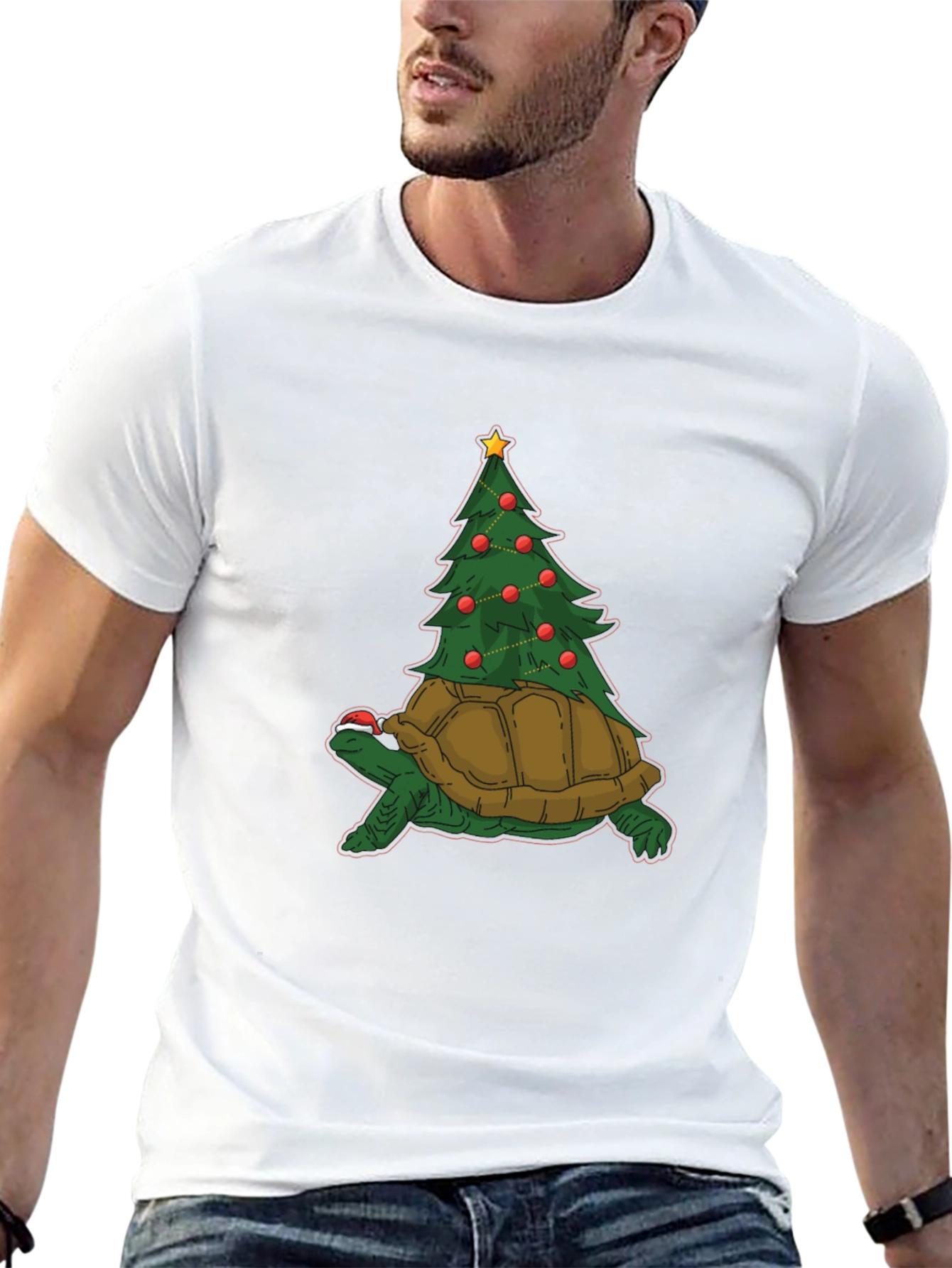 Turtle Christmas Tree T-Shirt
