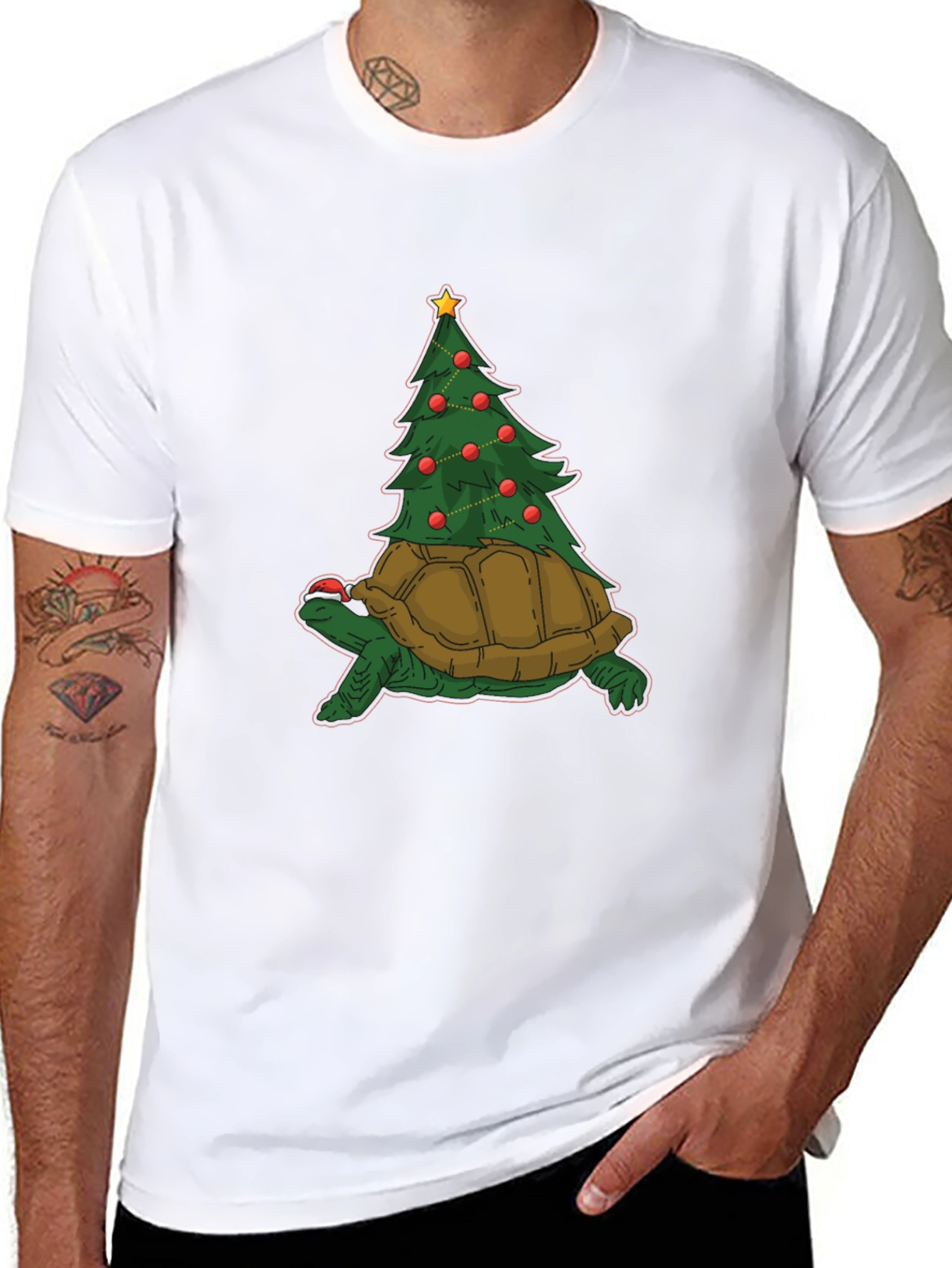 Turtle Christmas Tree T-Shirt