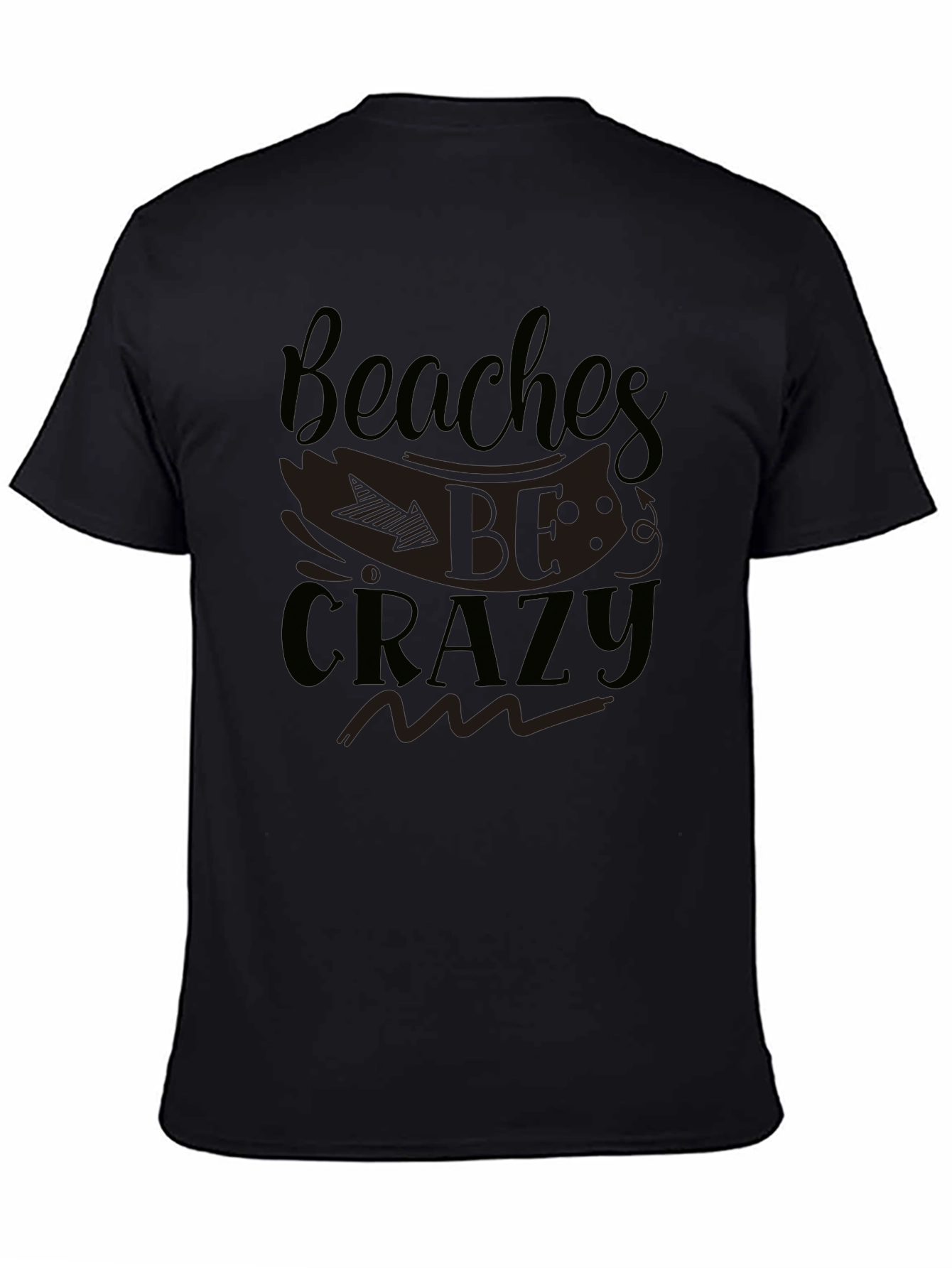 Beaches Be Crazy Graphic T-Shirt