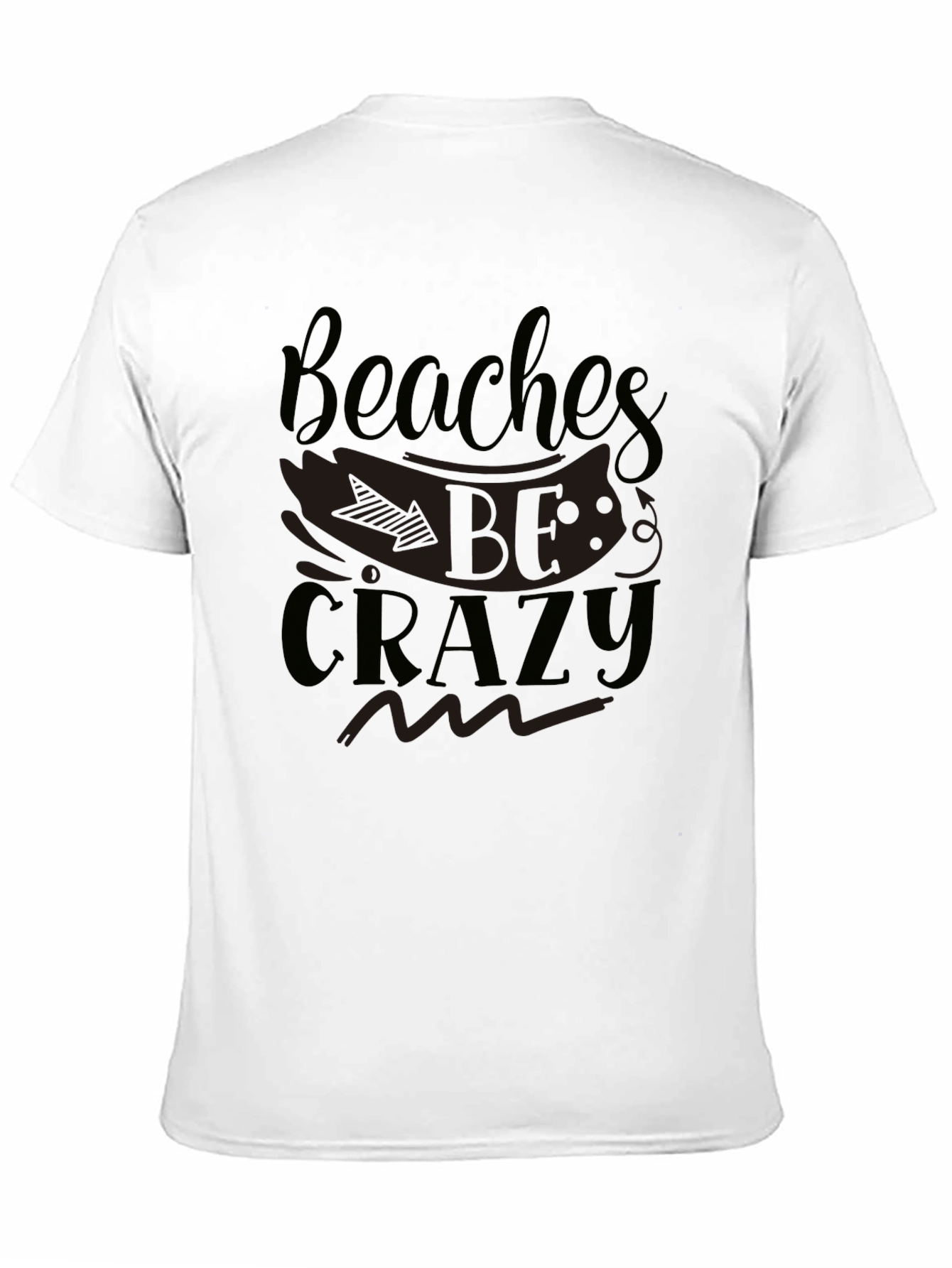Beaches Be Crazy Graphic T-Shirt