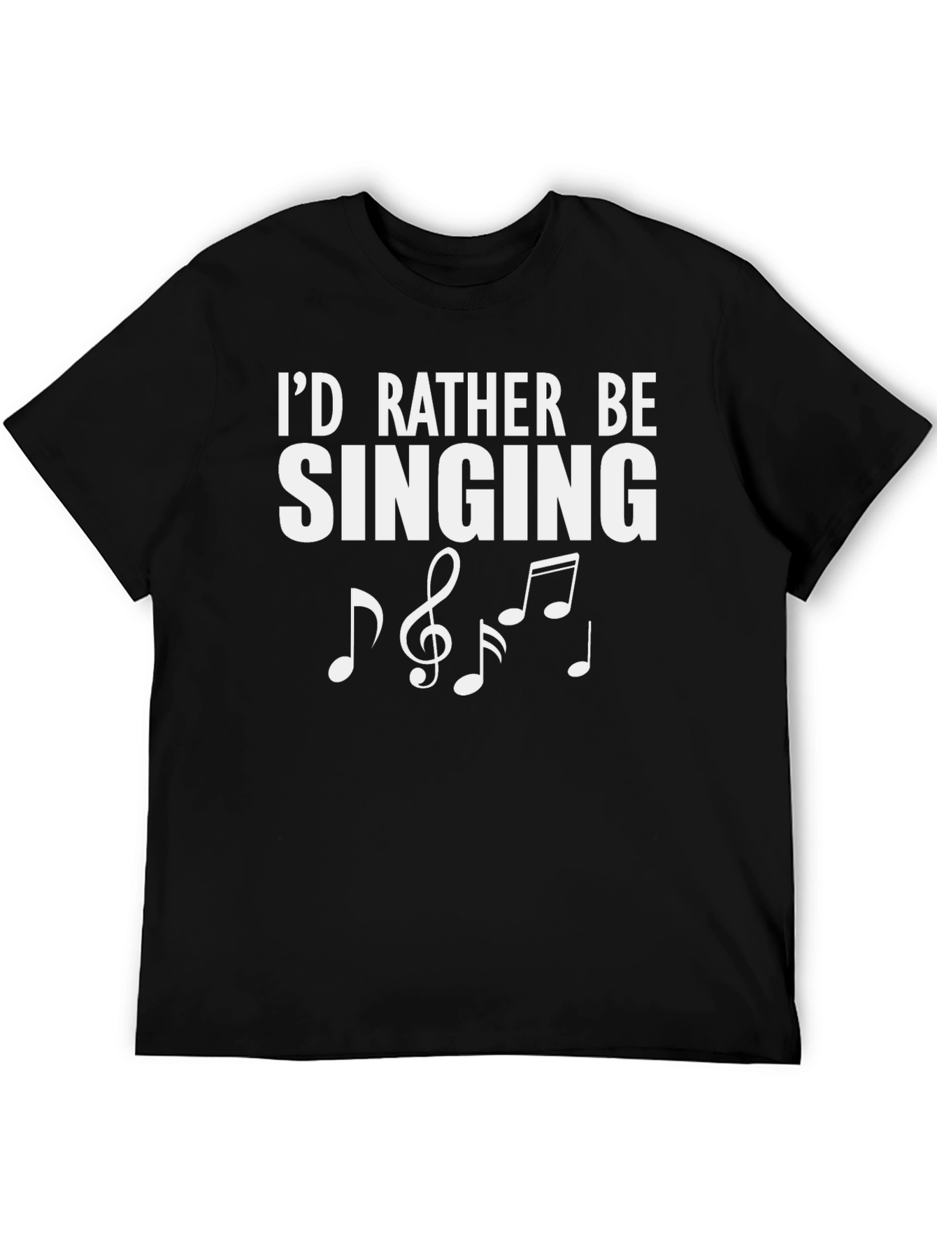 Singing T-Shirt - Musical Note Design