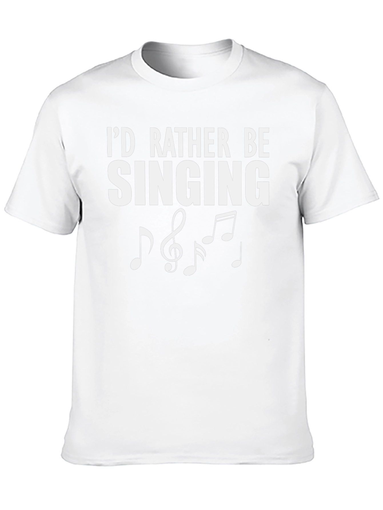 Singing T-Shirt - Musical Note Design