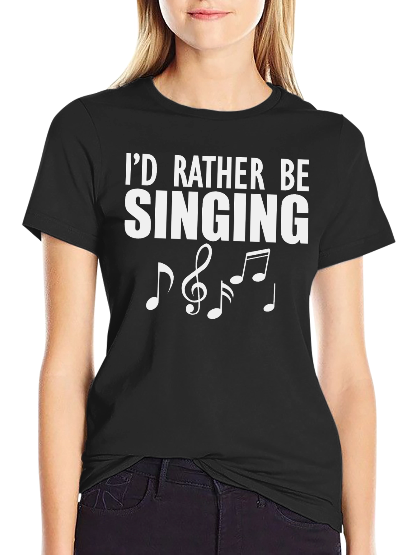 Singing T-Shirt - Musical Note Design