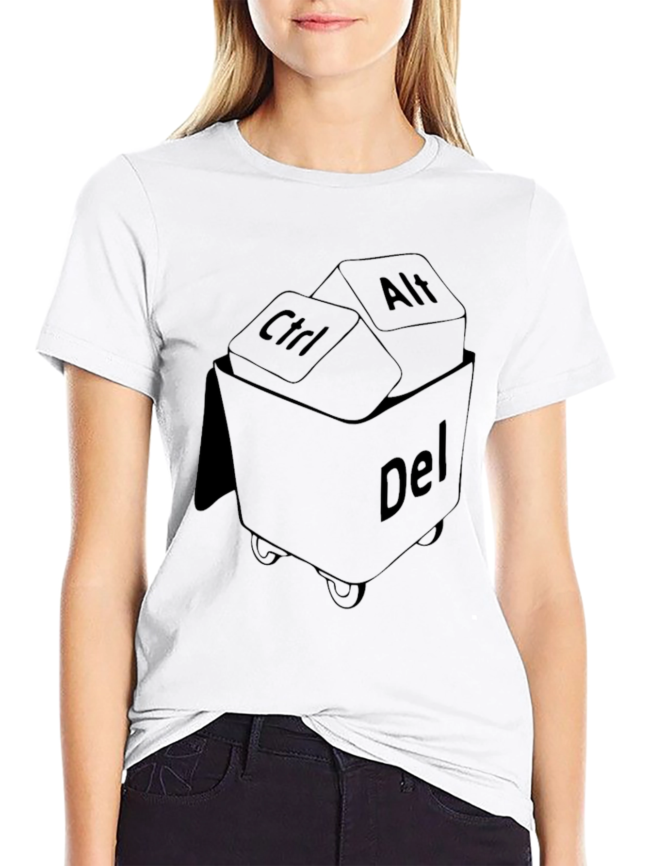Ctrl Alt Delete T-Shirt - Funny Techie Graphic Tee