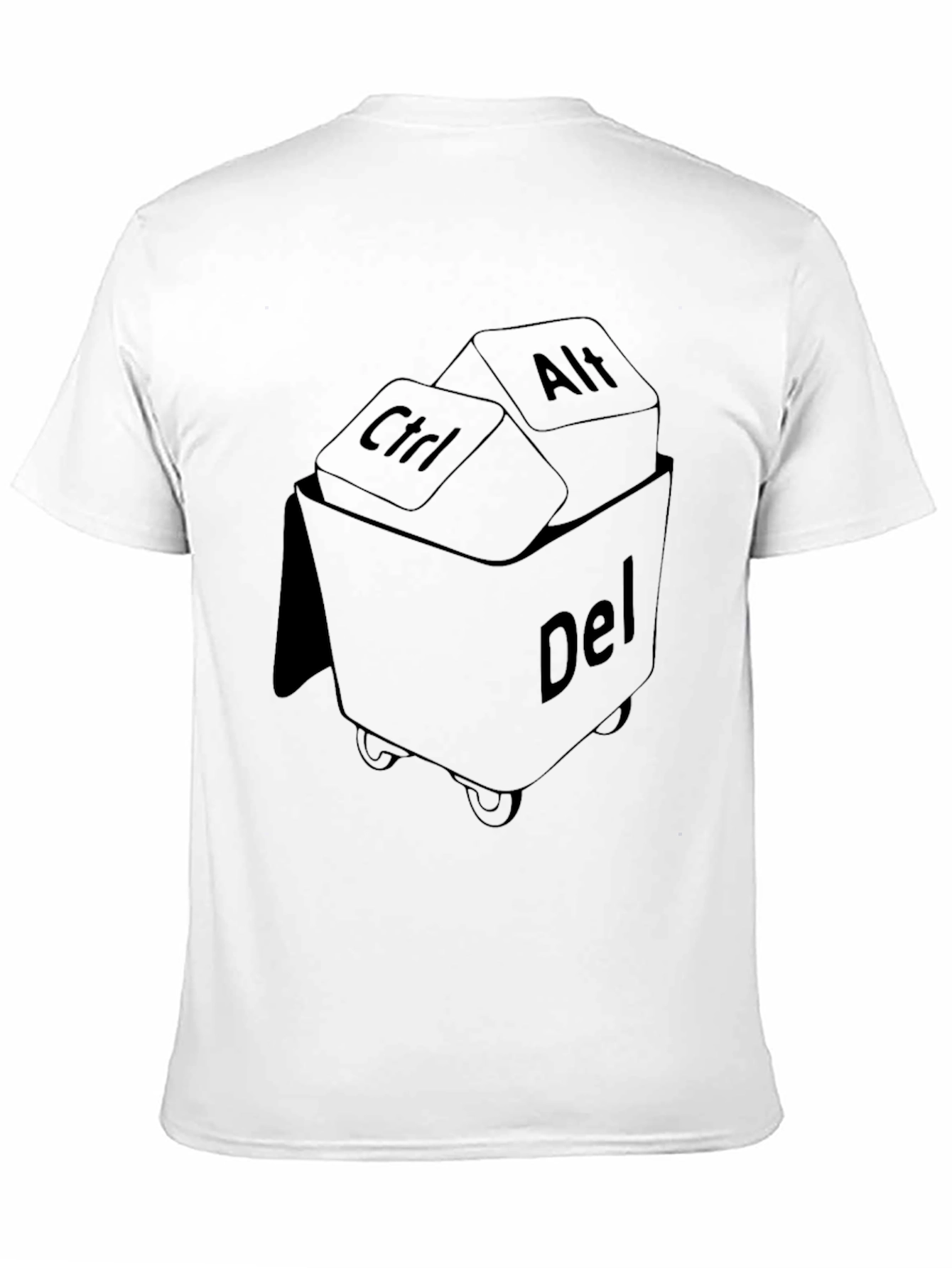 Ctrl Alt Delete T-Shirt - Funny Techie Graphic Tee