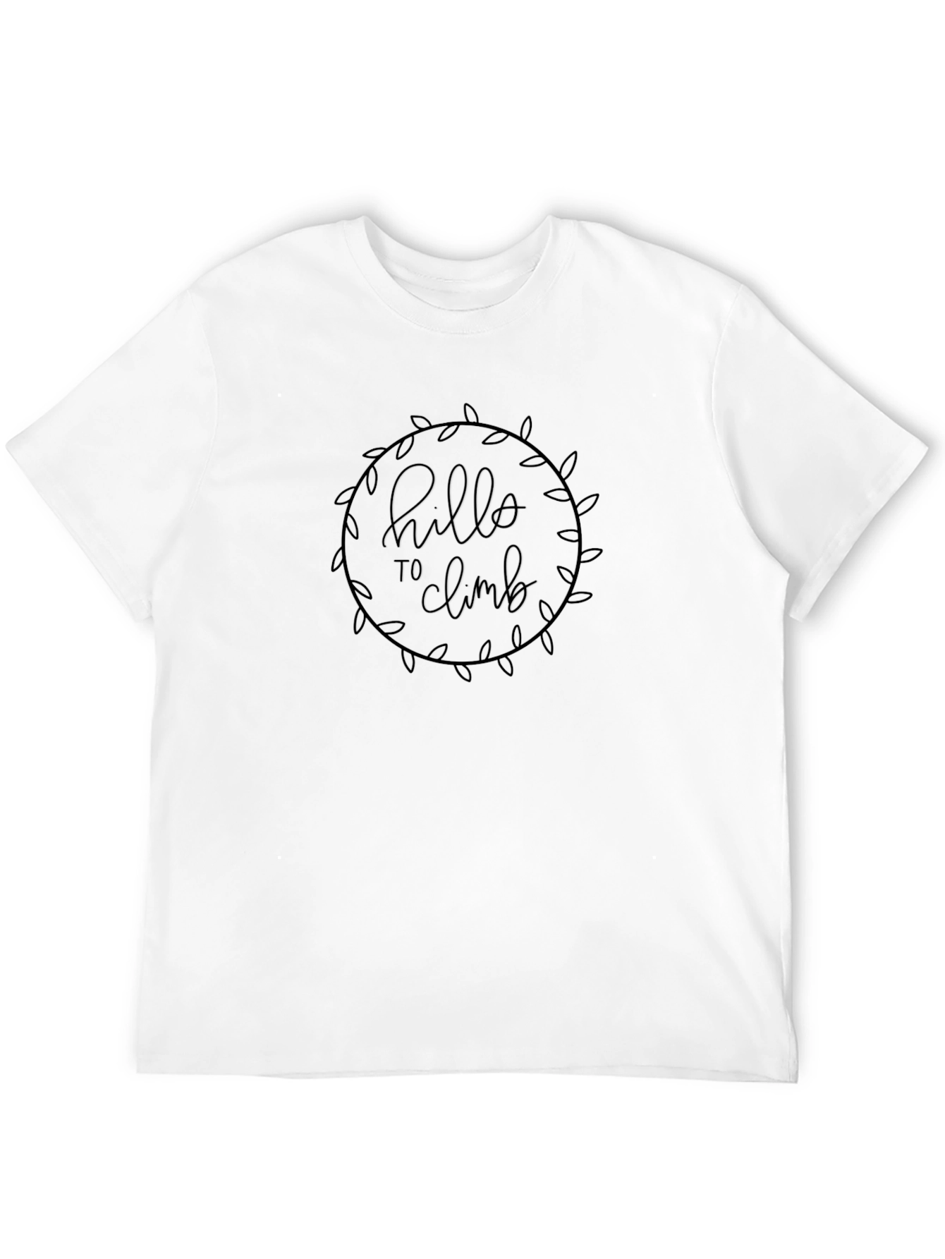 Hello to Climb Black Graphic Tee
