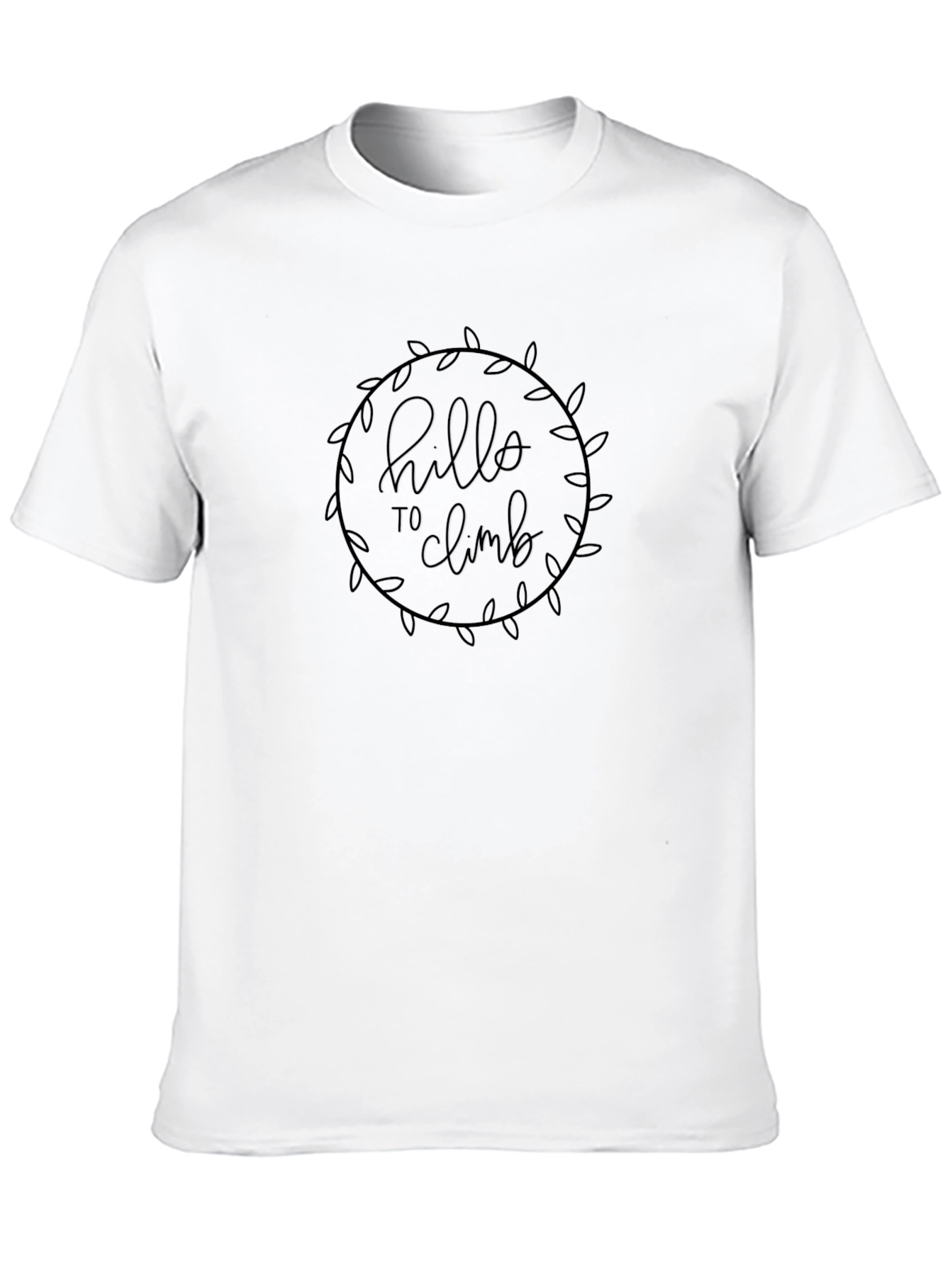 Hello to Climb Black Graphic Tee