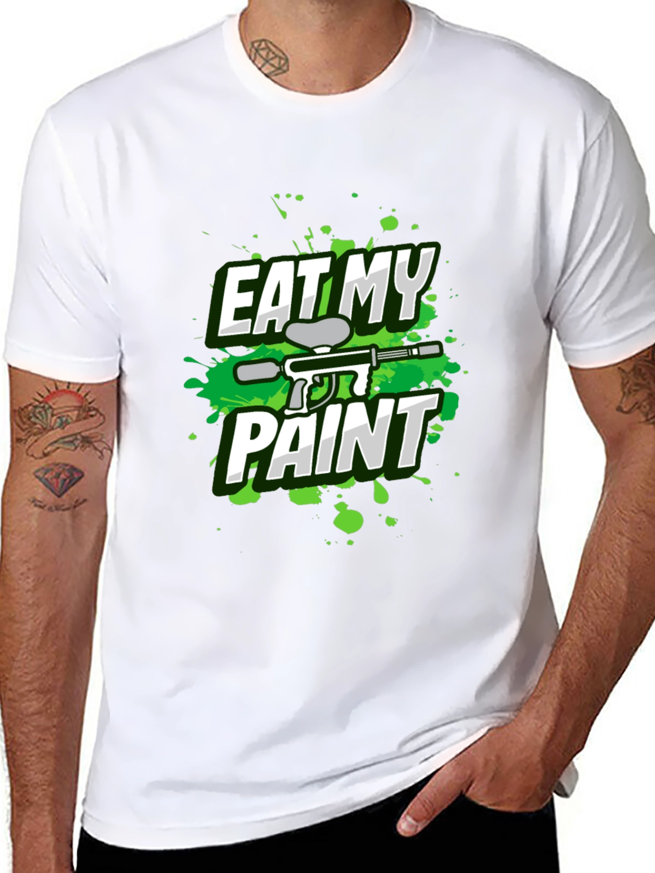 Eat My Paint Paintball Graphic Tee