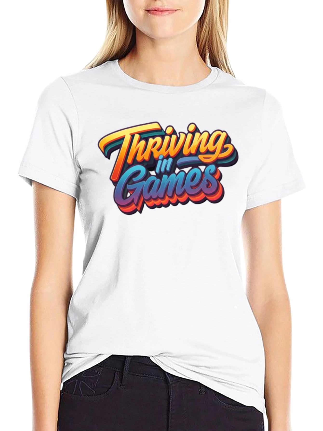 Thriving in Games Graphic Tee - Black