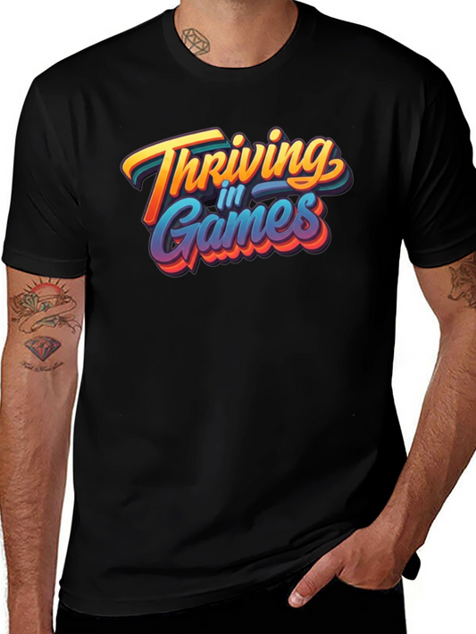 Thriving in Games Graphic Tee - Black