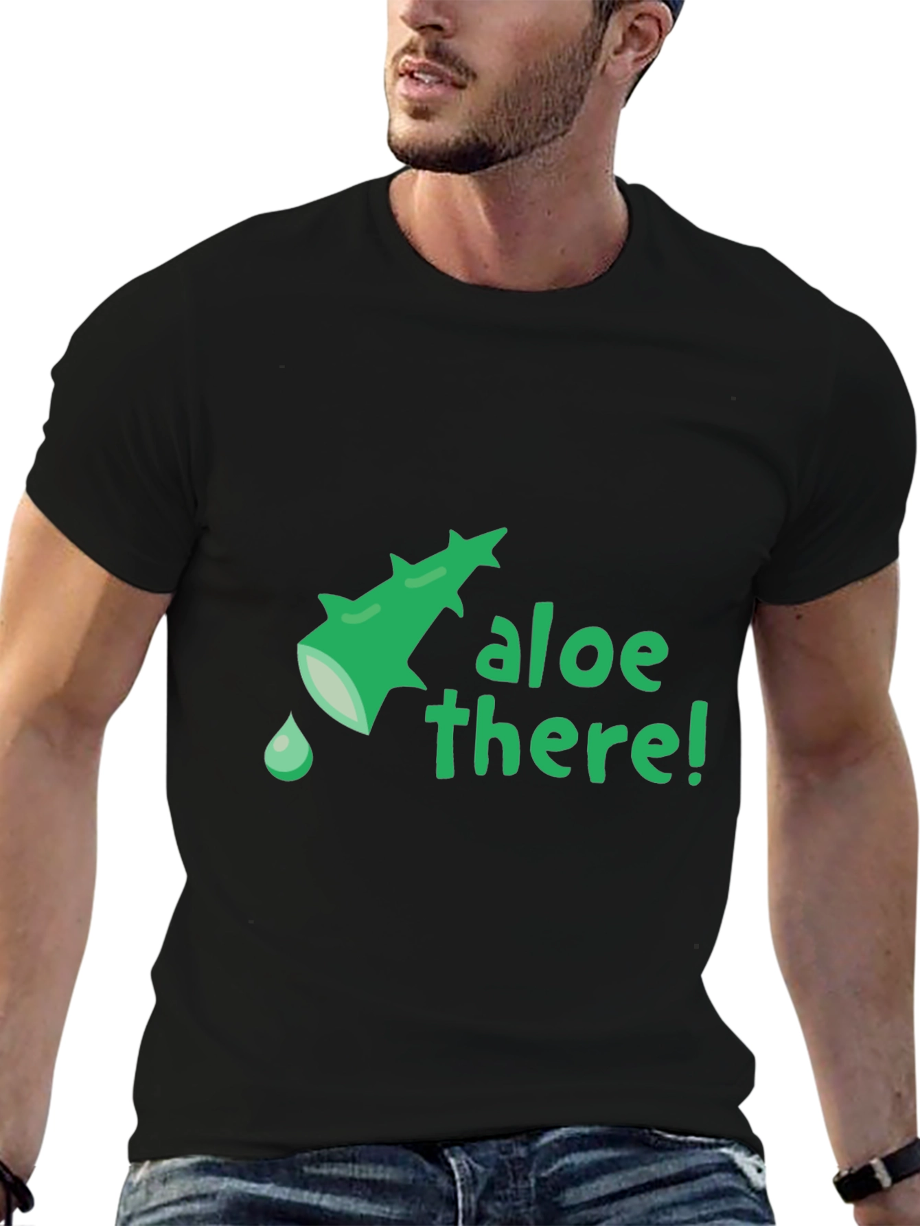 Aloe There! Funny Plant Pun Graphic Tee