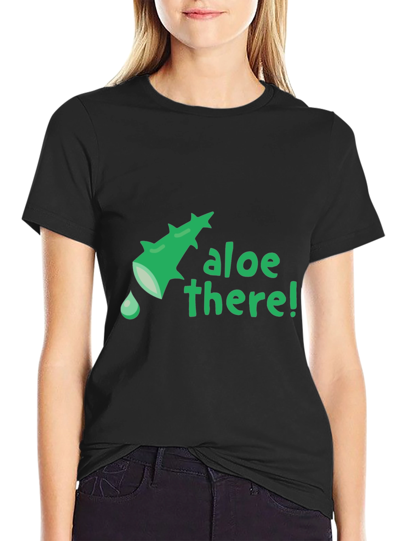 Aloe There! Funny Plant Pun Graphic Tee