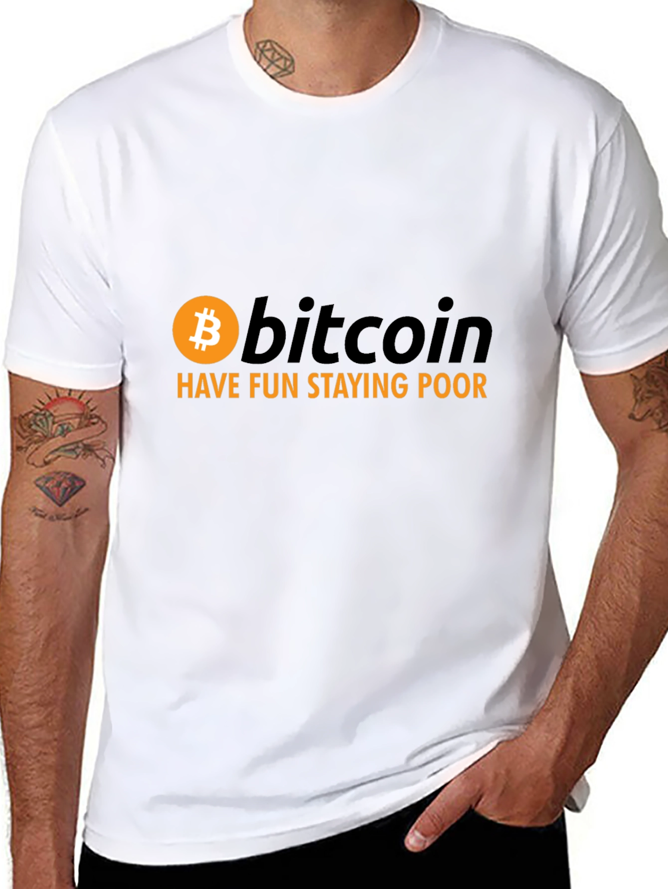 Bitcoin Have Fun Staying Poor Graphic Tee