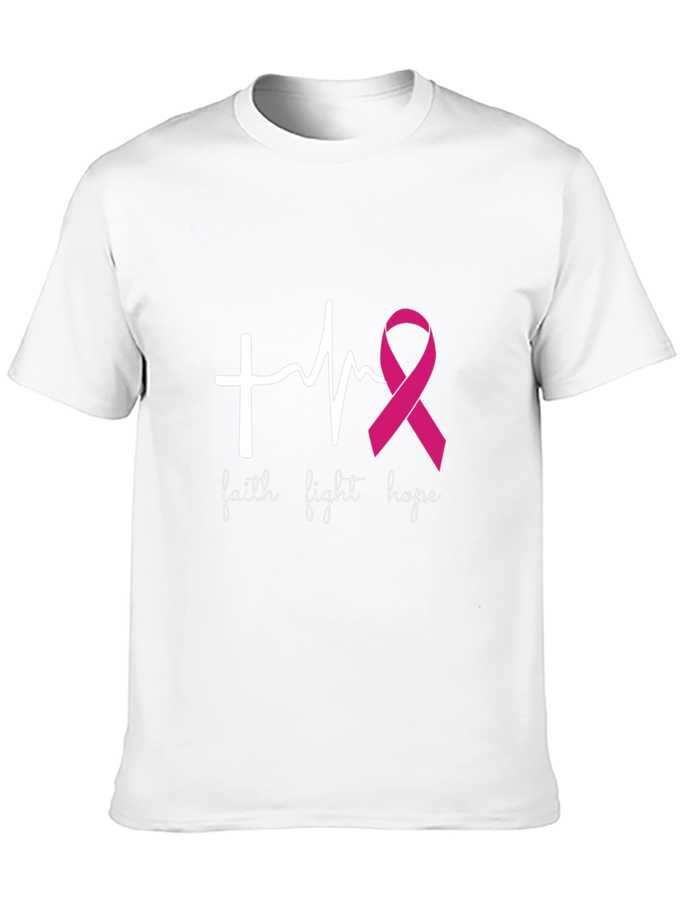 Faith Fight Hope Breast Cancer Awareness Tee