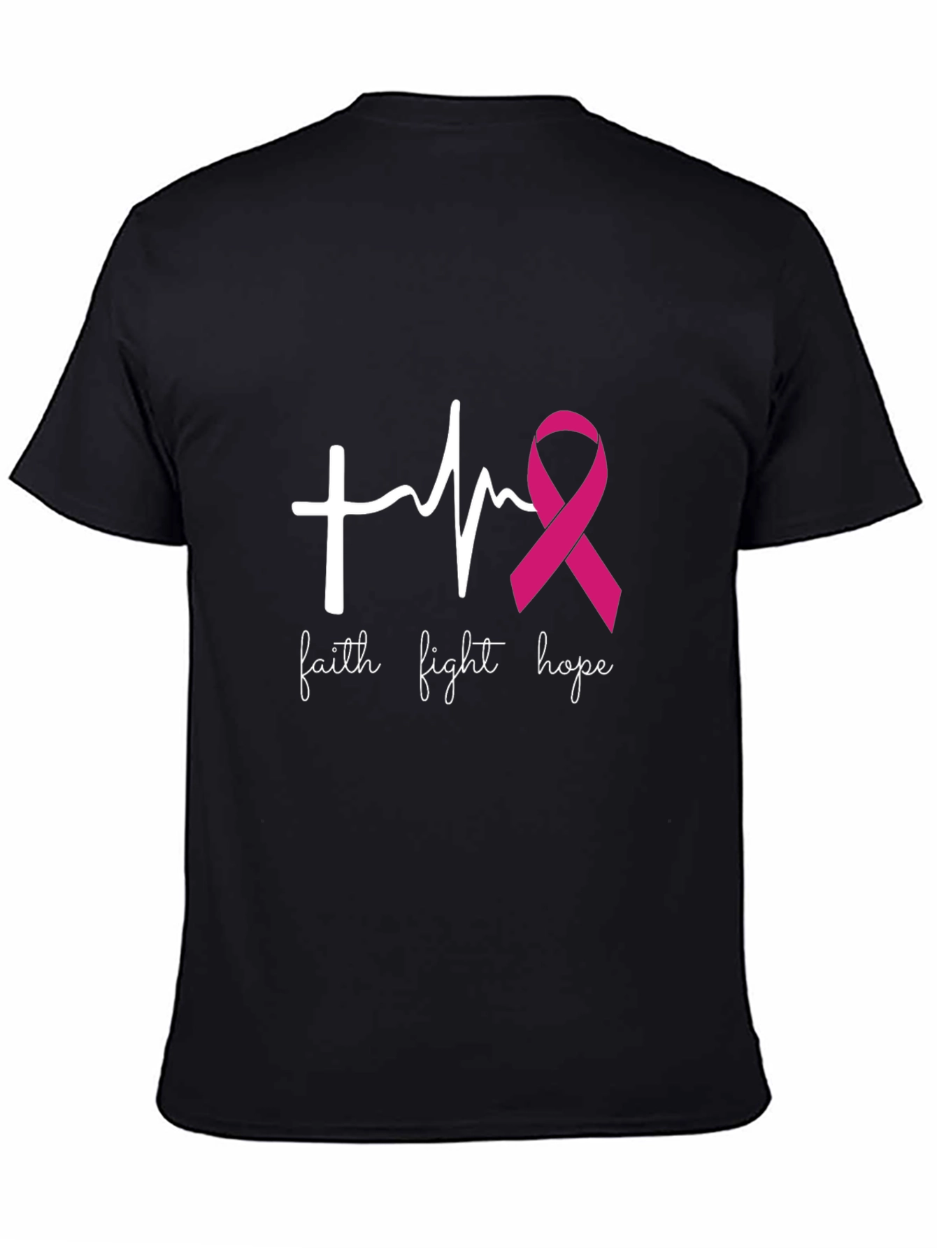 Faith Fight Hope Breast Cancer Awareness Tee