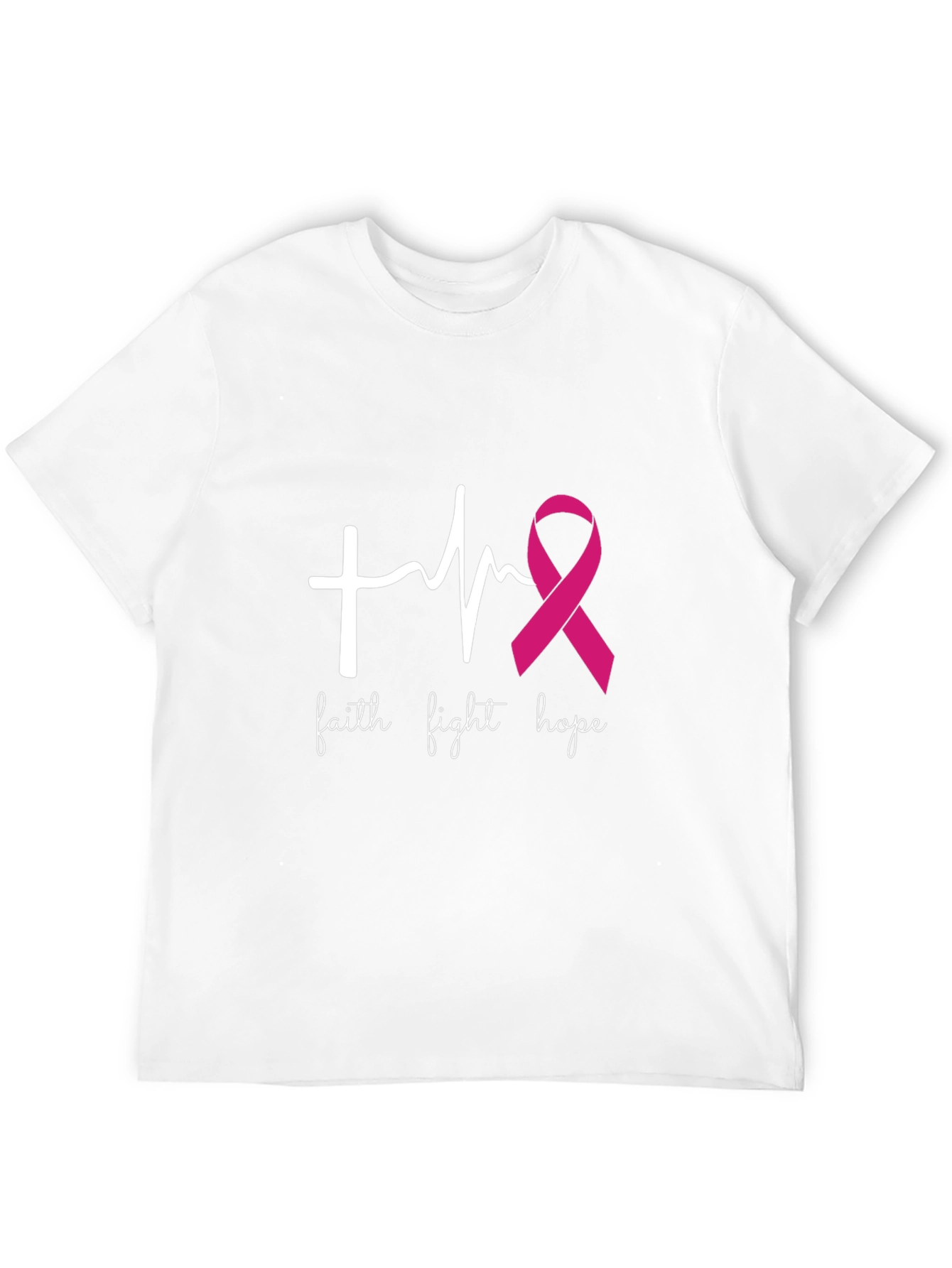 Faith Fight Hope Breast Cancer Awareness Tee