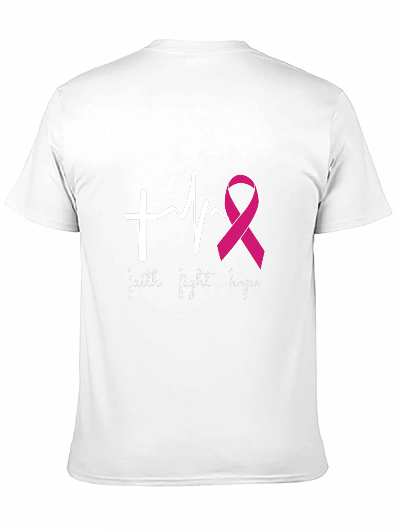 Faith Fight Hope Breast Cancer Awareness Tee
