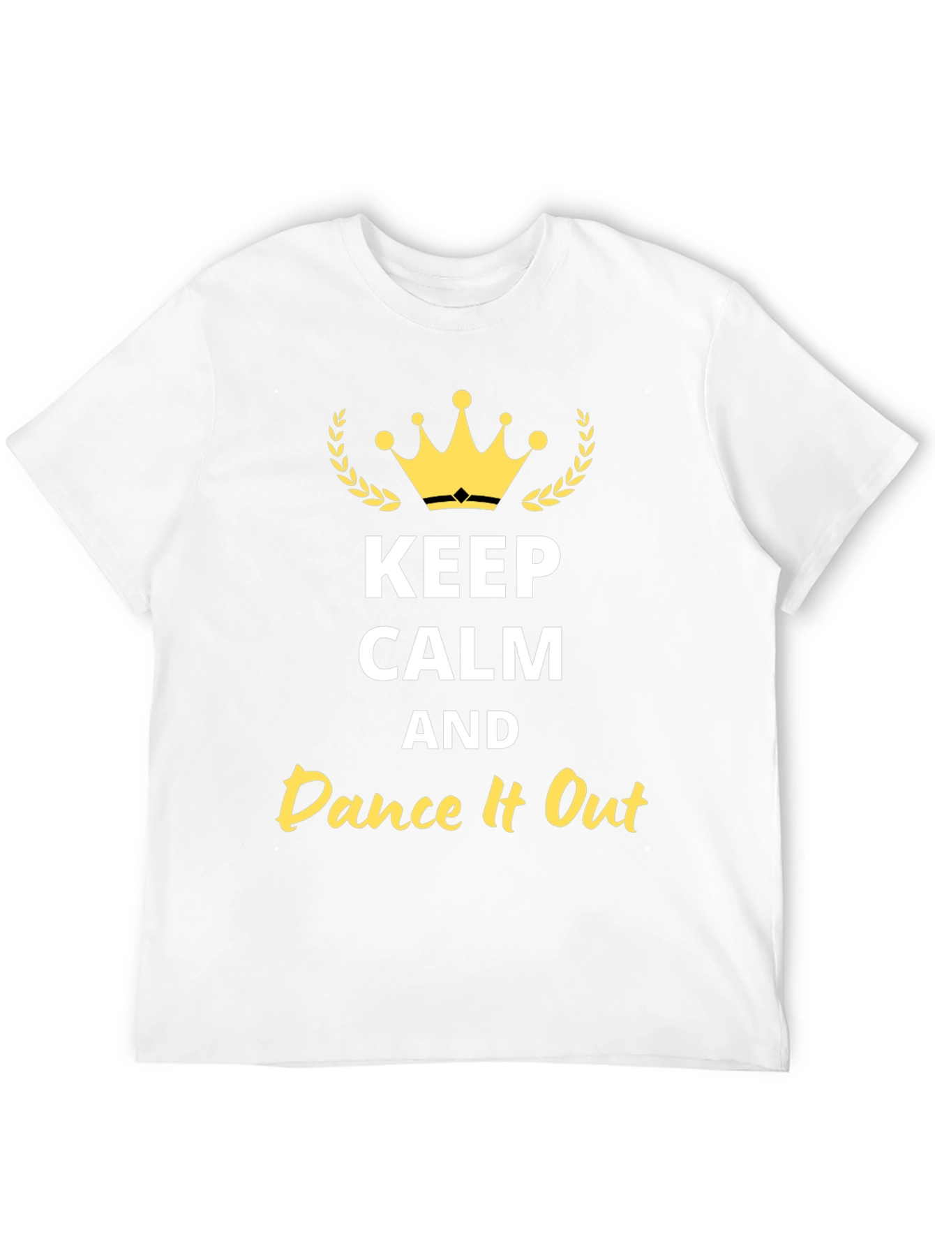 Keep Calm and Dance It Out Black T-Shirt